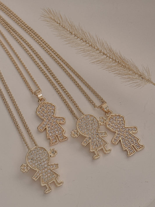 Boy/Girl Necklace - Adorn U