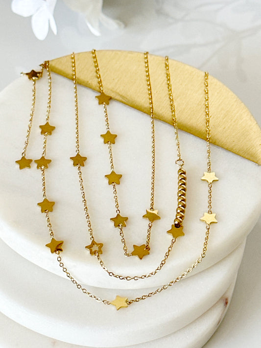Asymmetrical Star Necklace - Adorn U