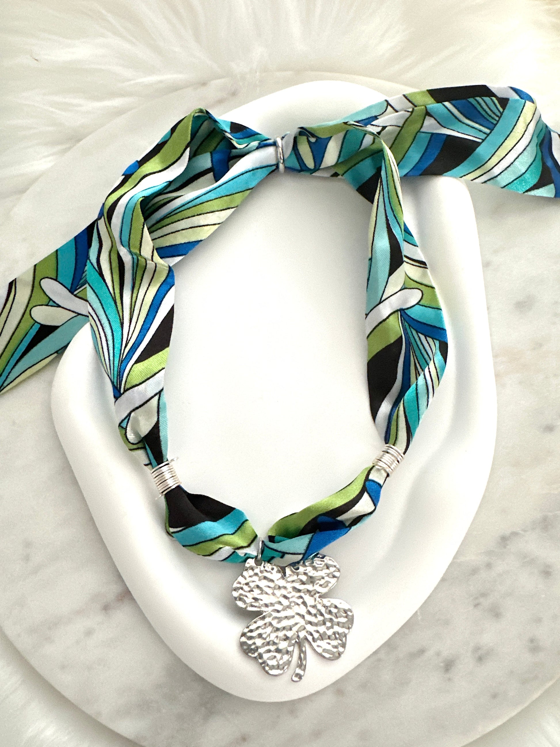 Silk Bandanna Necklace Adorn U