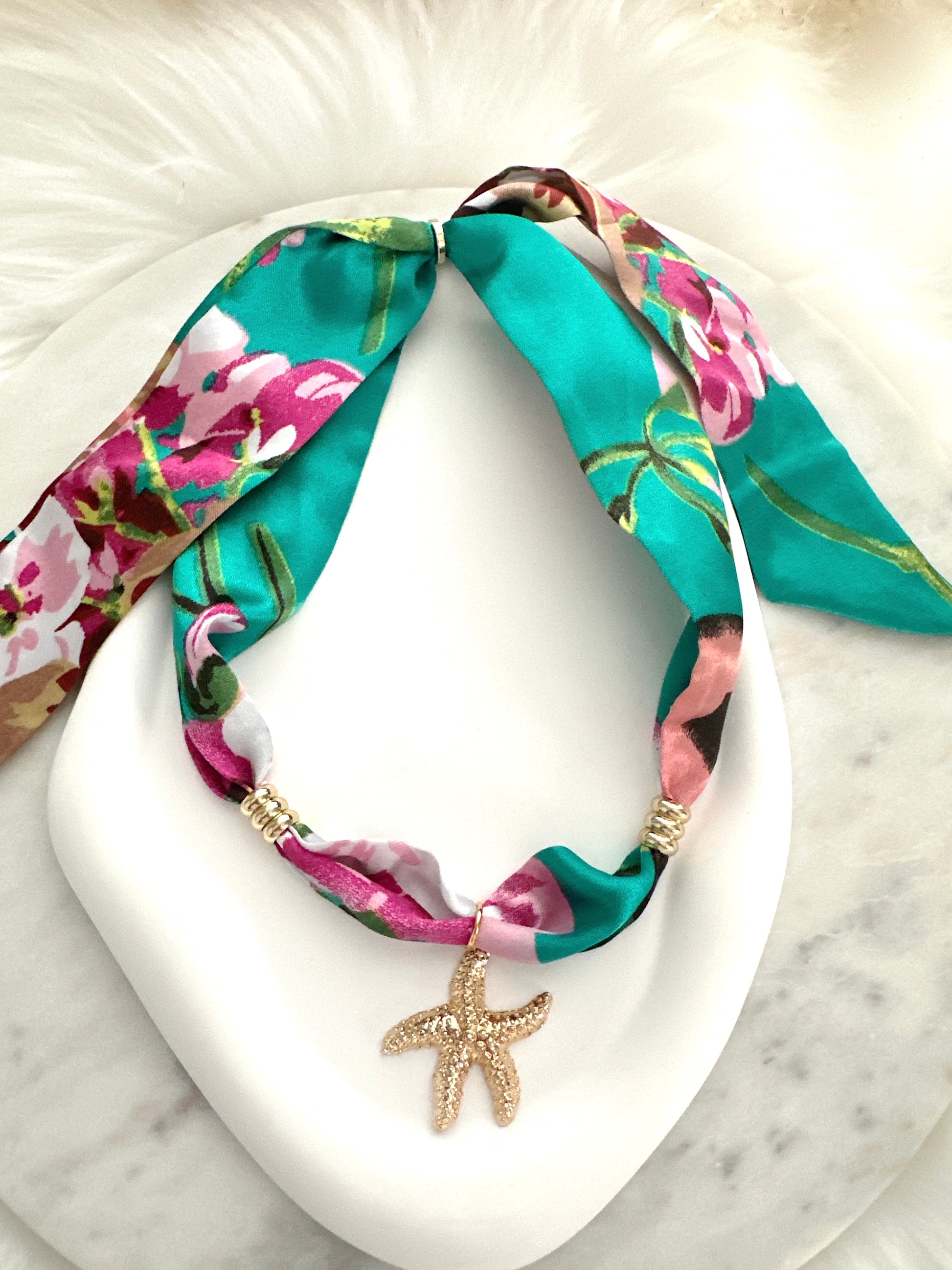 Silk Bandanna Necklace Adorn U