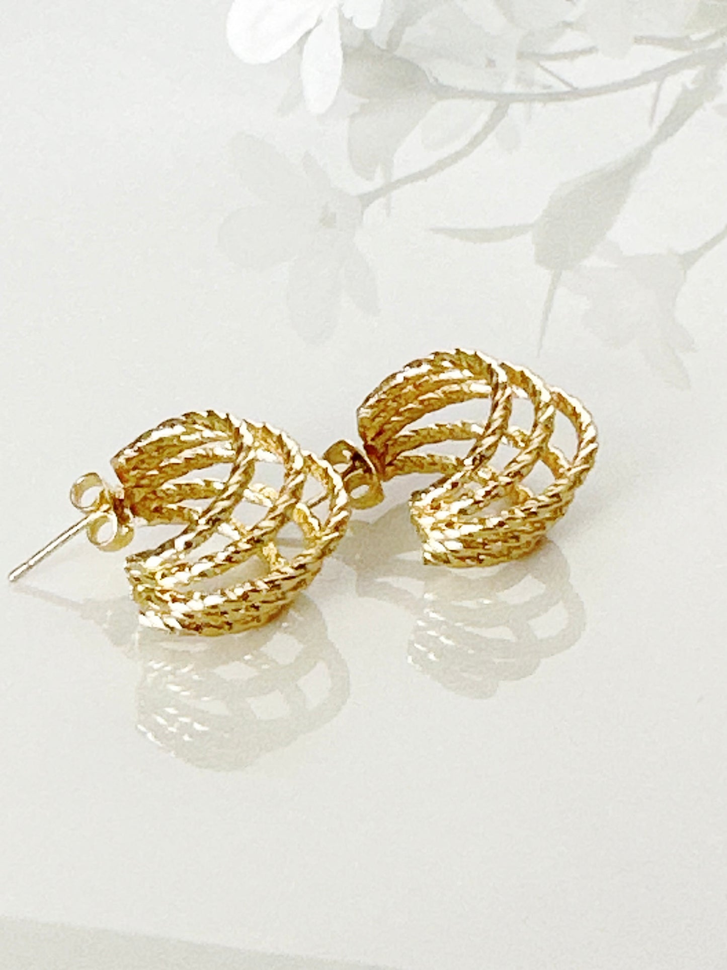 Textured Hoops - Adorn U