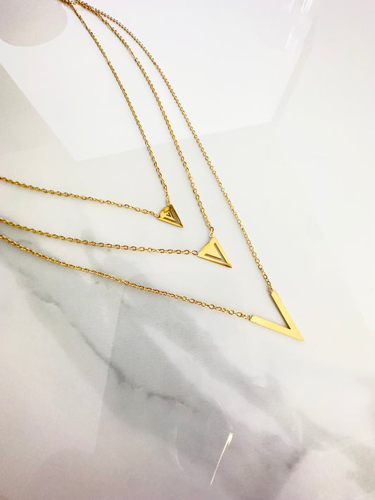 Layered V Necklace - Adorn U