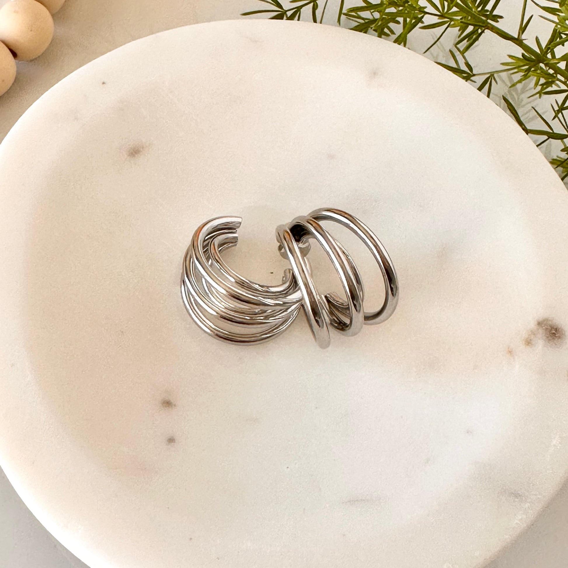 Beatrix 4 Hoop Earrings - Adorn U