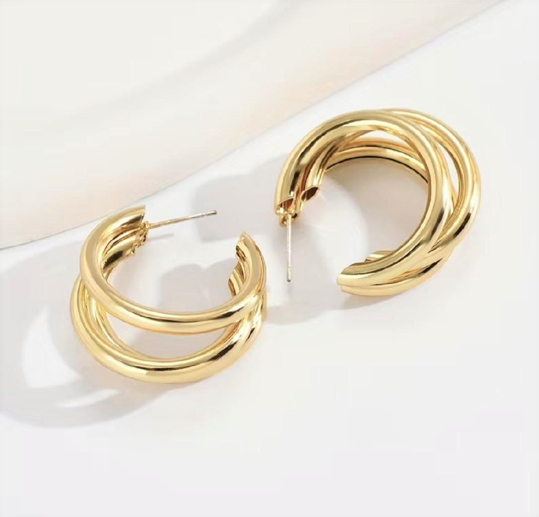 Three Ring Hoops - Adorn U