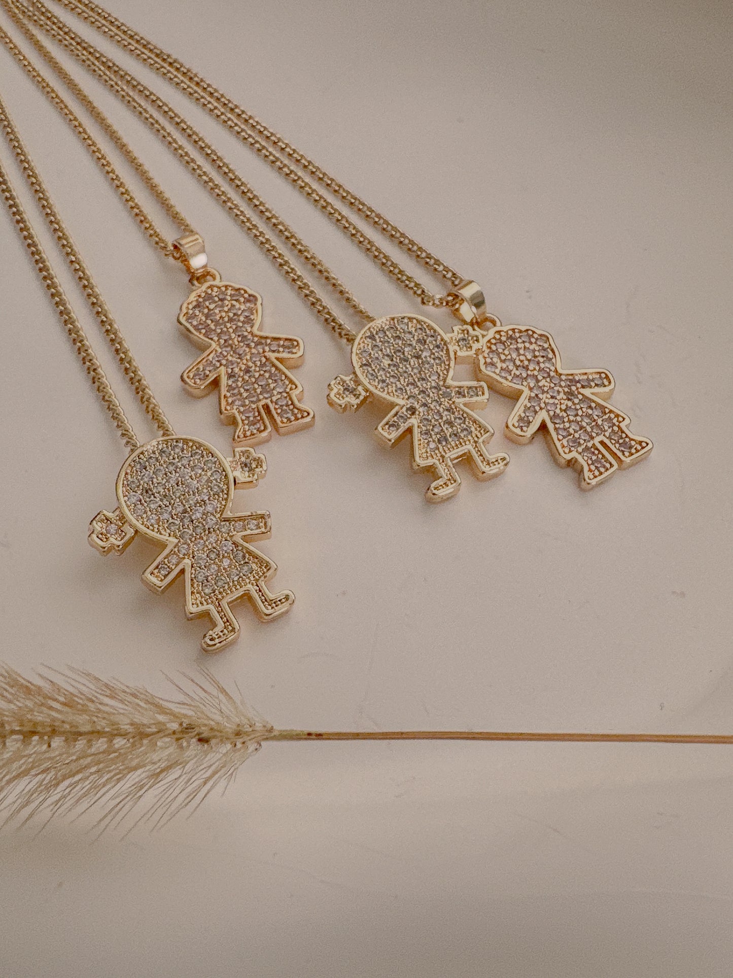 Boy/Girl Necklace - Adorn U
