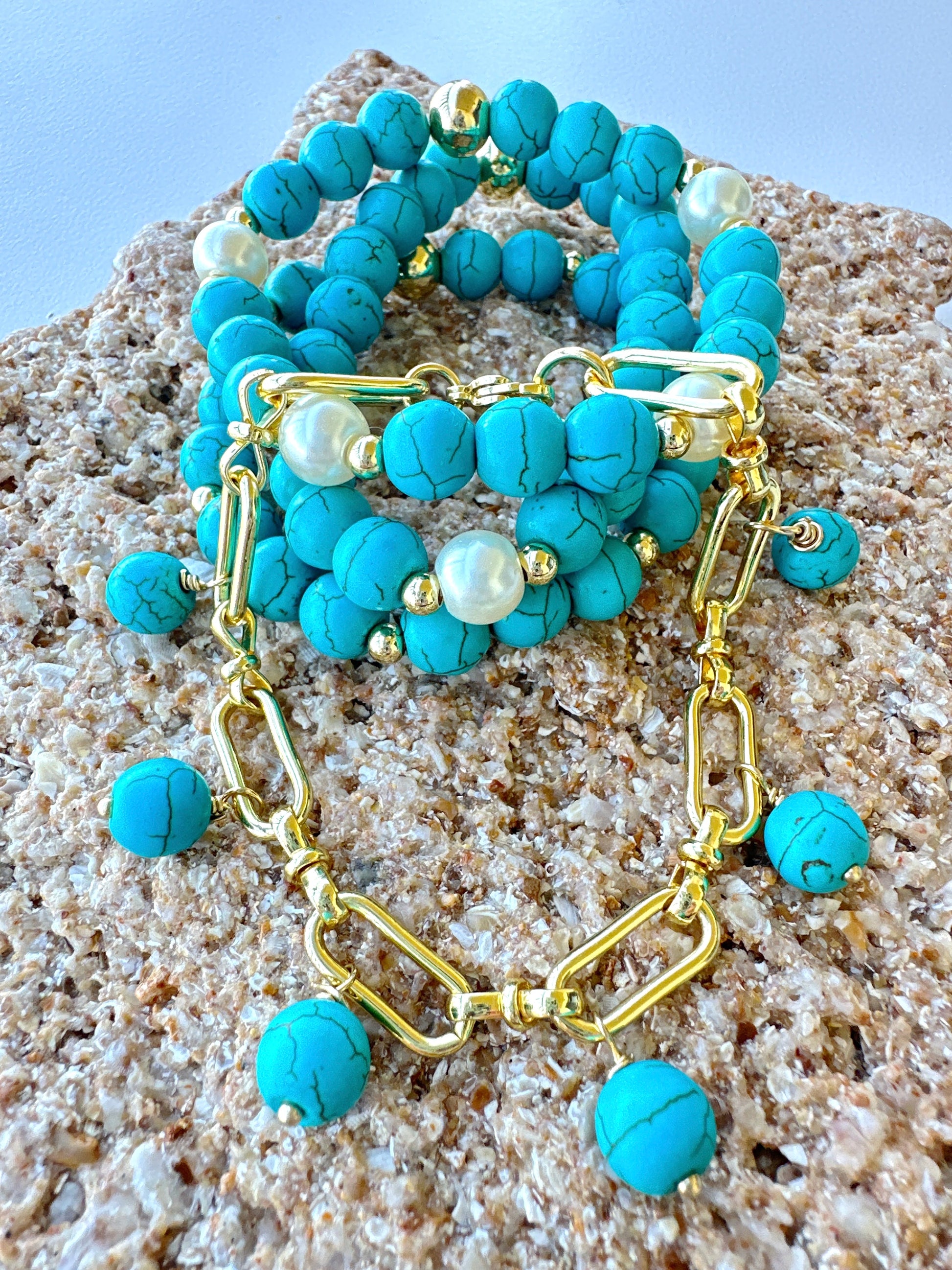 Turquoise Stack Adorn U