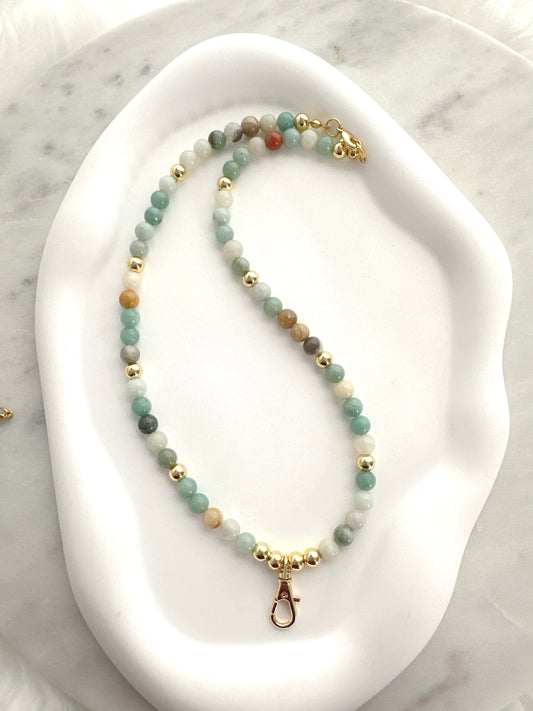 Turquoise Stones Necklace Adorn U