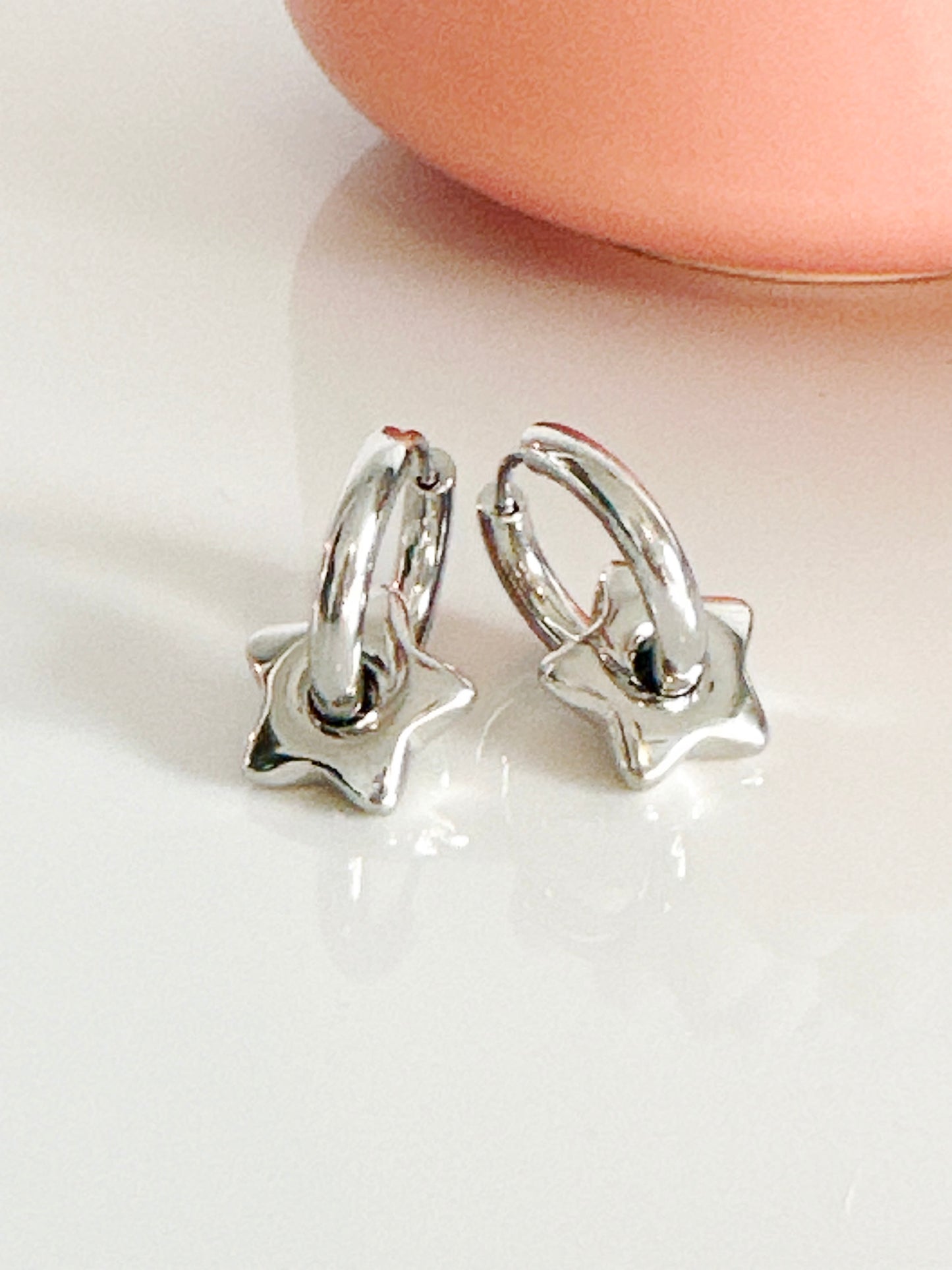 Puffy Star ⭐️ Hoops - Adorn U