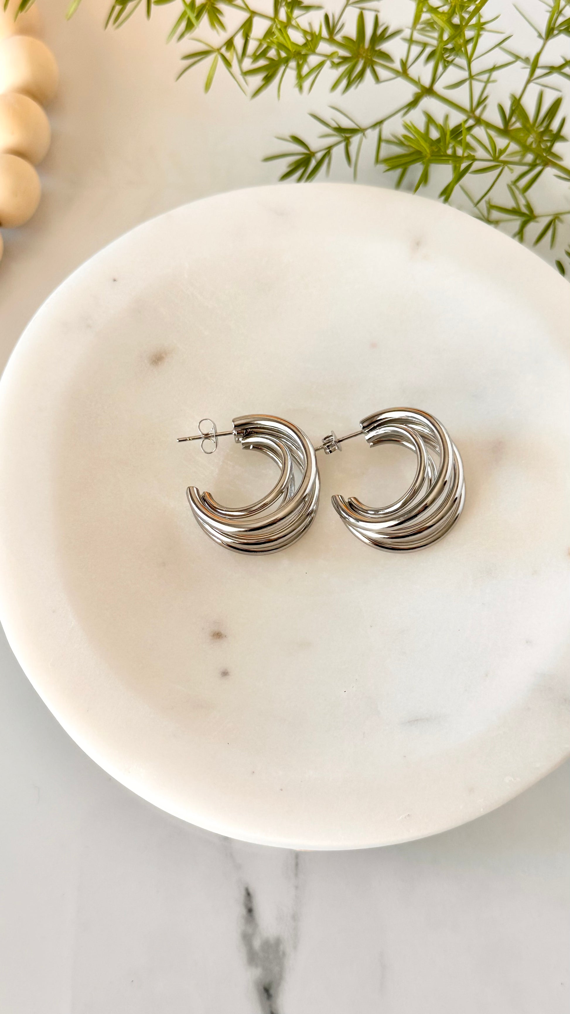 Beatrix 4 Hoop Earrings - Adorn U