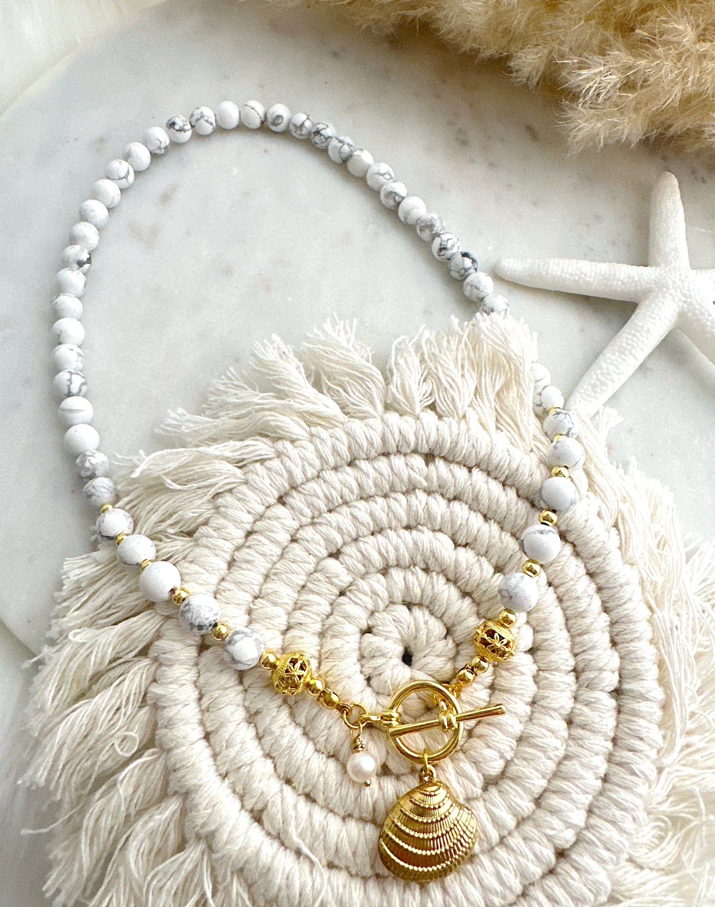 White Marbled Stone - Adorn U