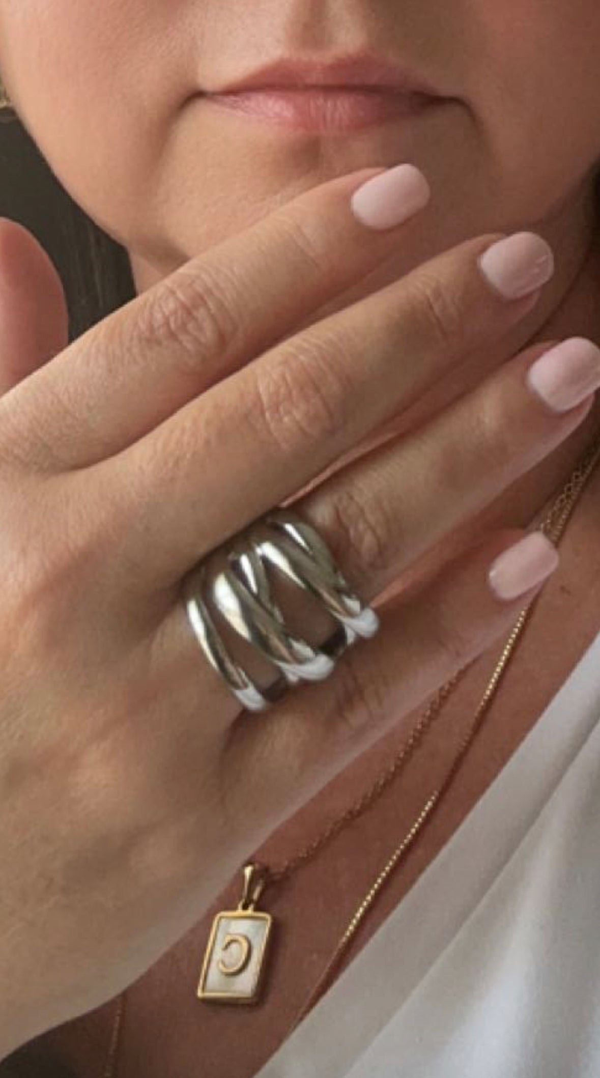 Weave Stainless Steel Ring - Adorn U
