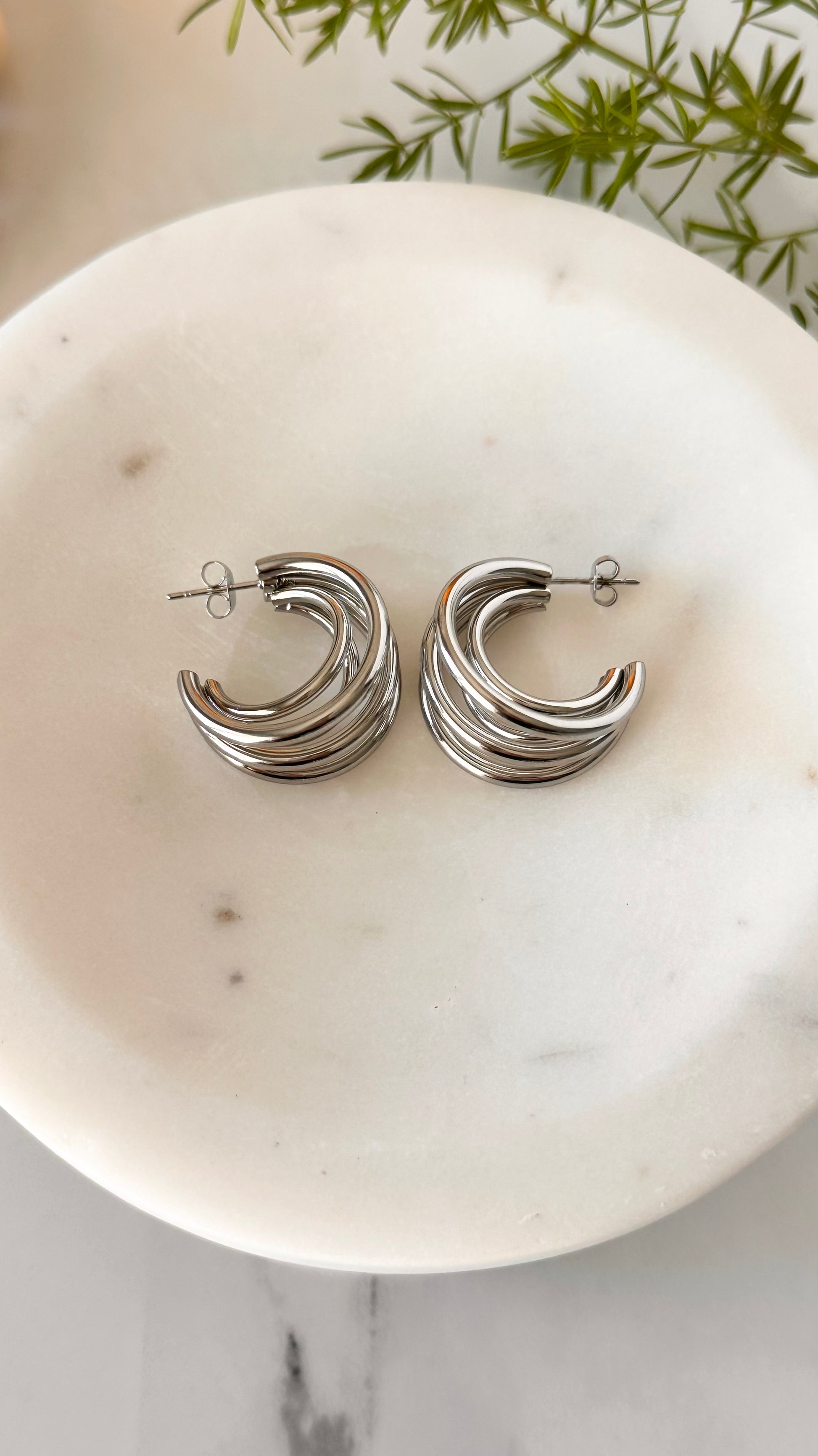 Beatrix 4 Hoop Earrings - Adorn U