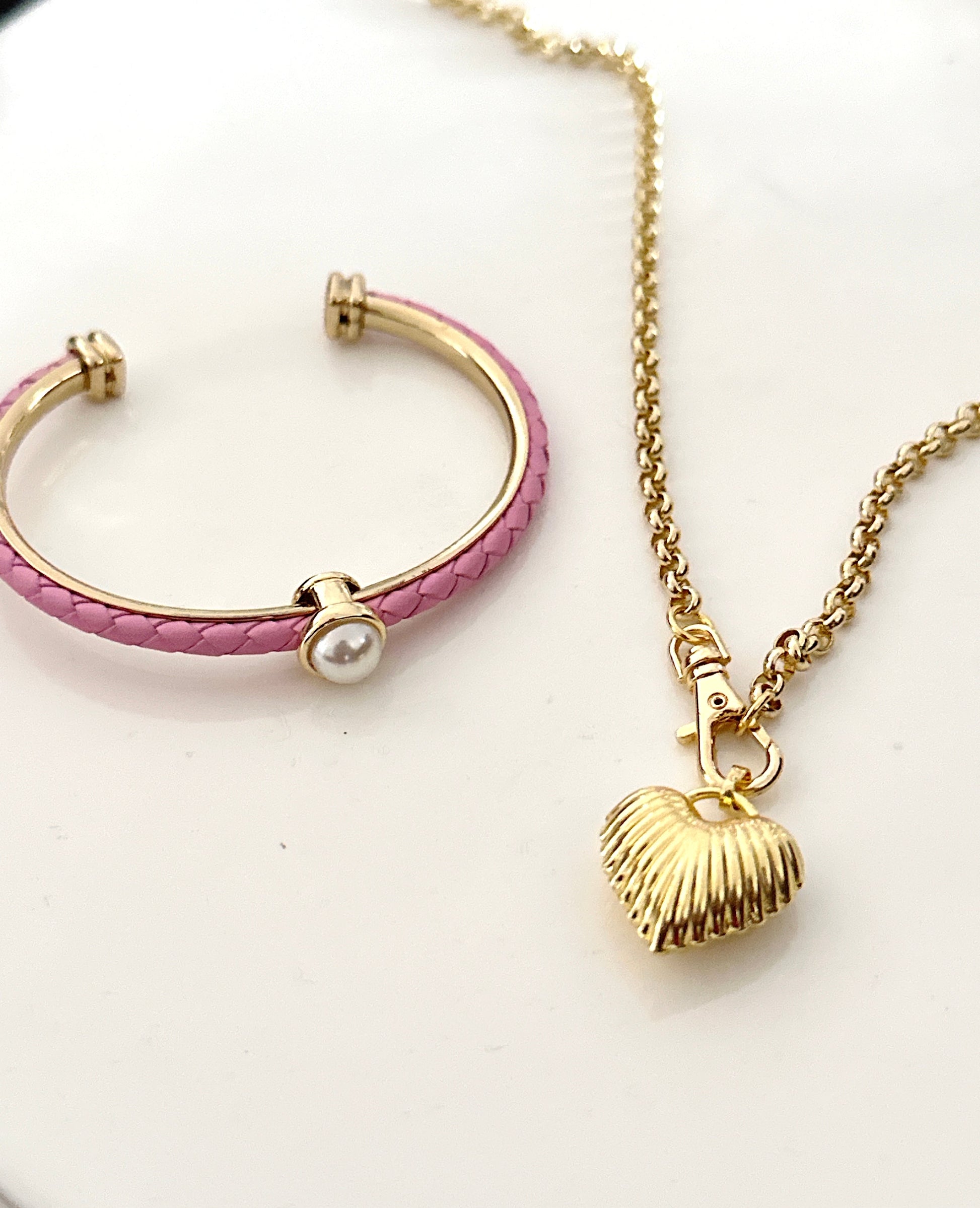 Mini Puffy Heart Necklace Adorn U