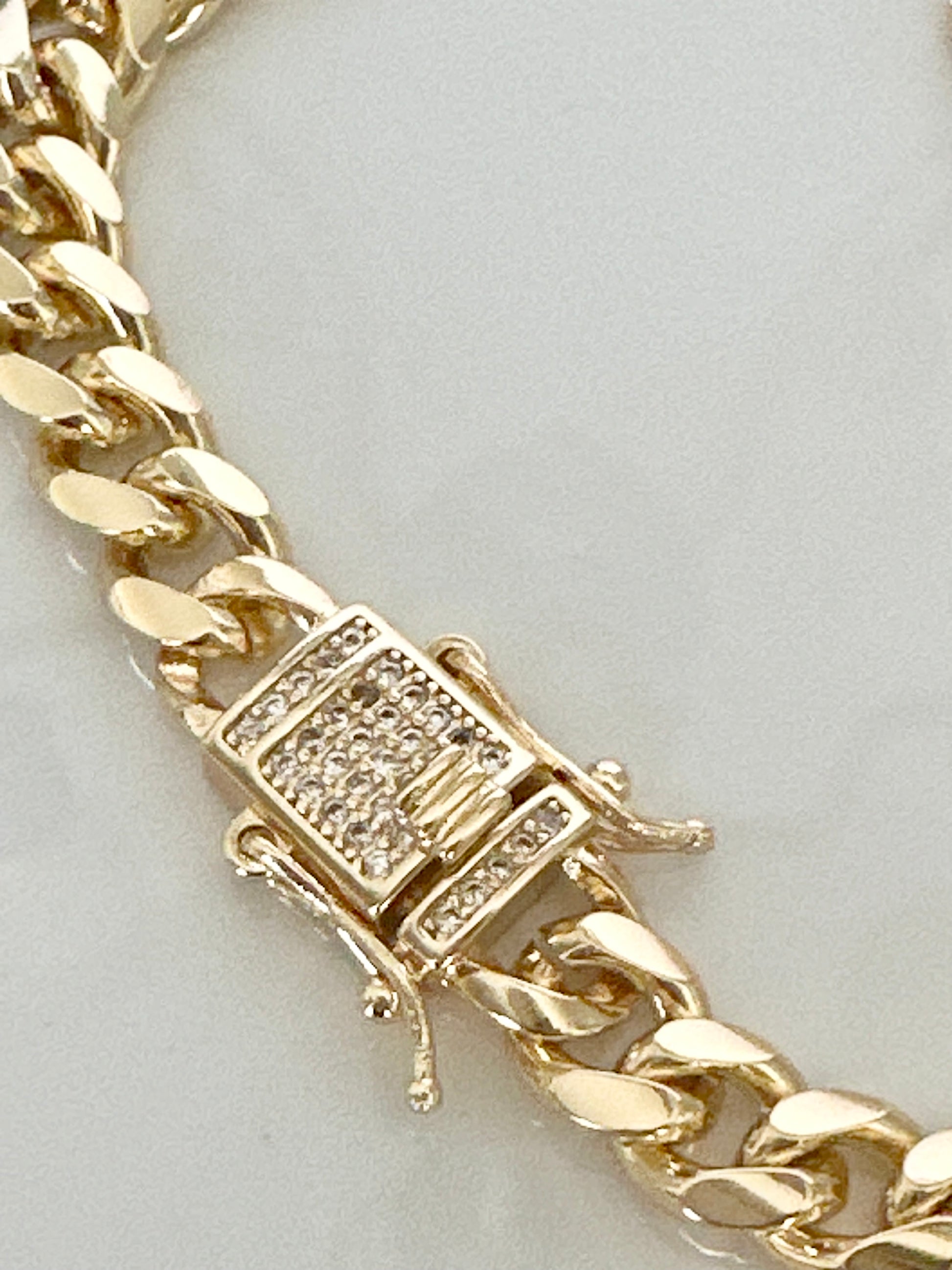 Cuban link (Monaco) necklace and bracelet set - Adorn U