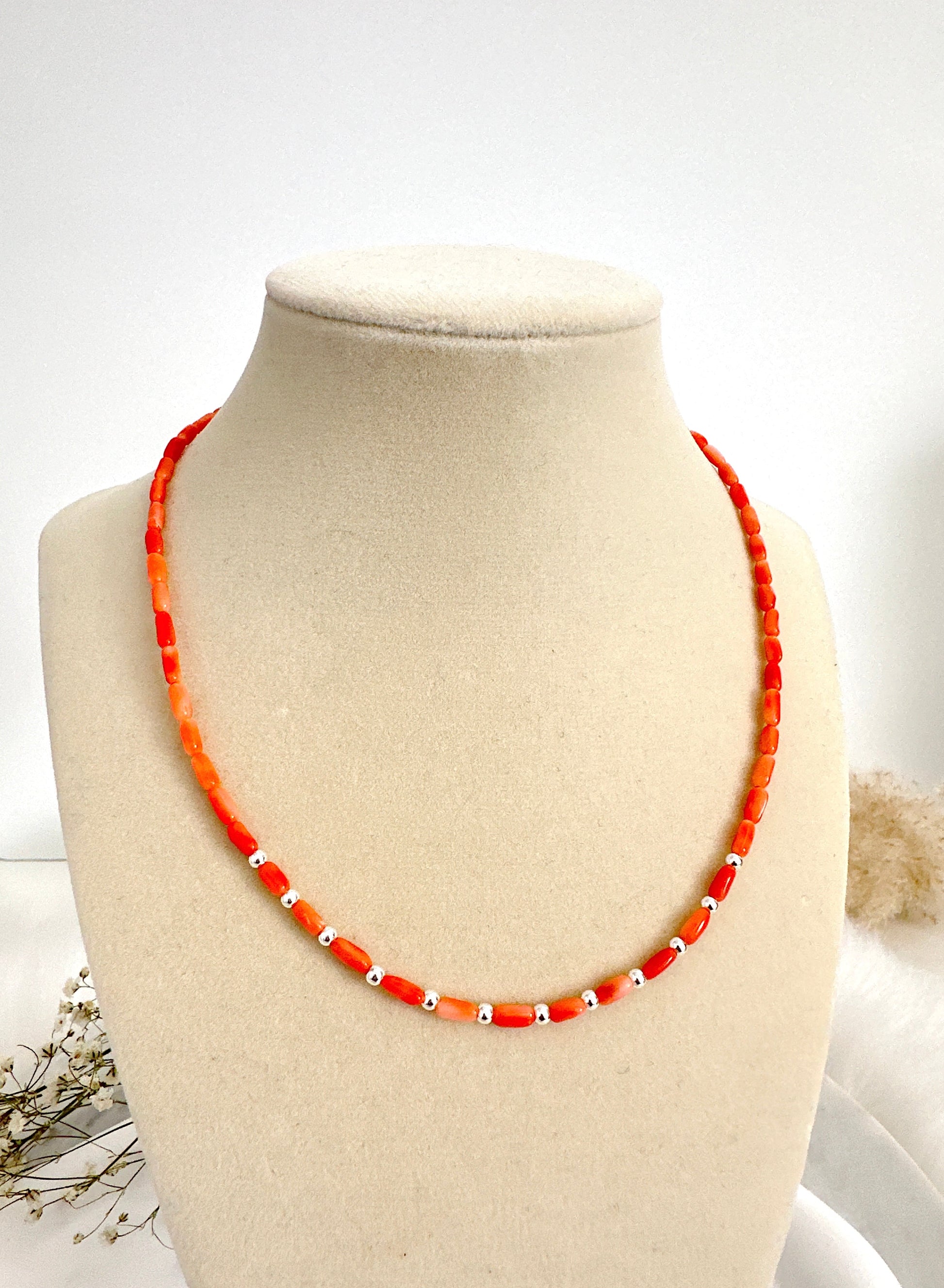 Coral Elegance Necklace Adorn U