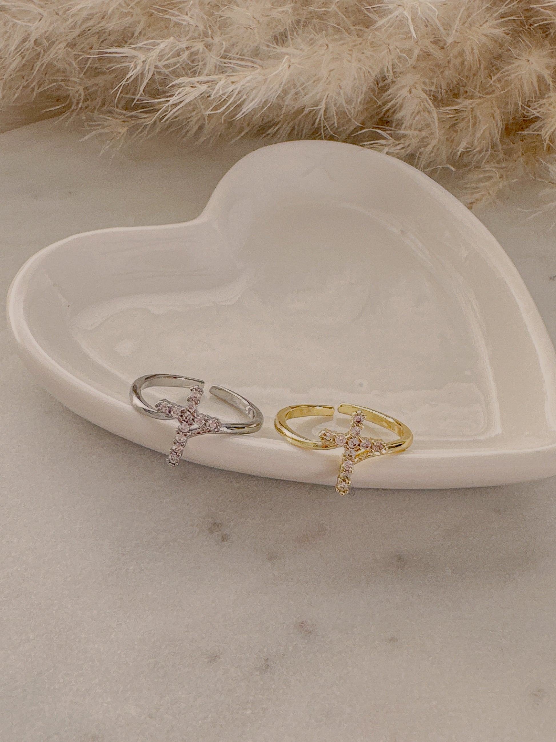 Alicia Cross Ring - Adorn U