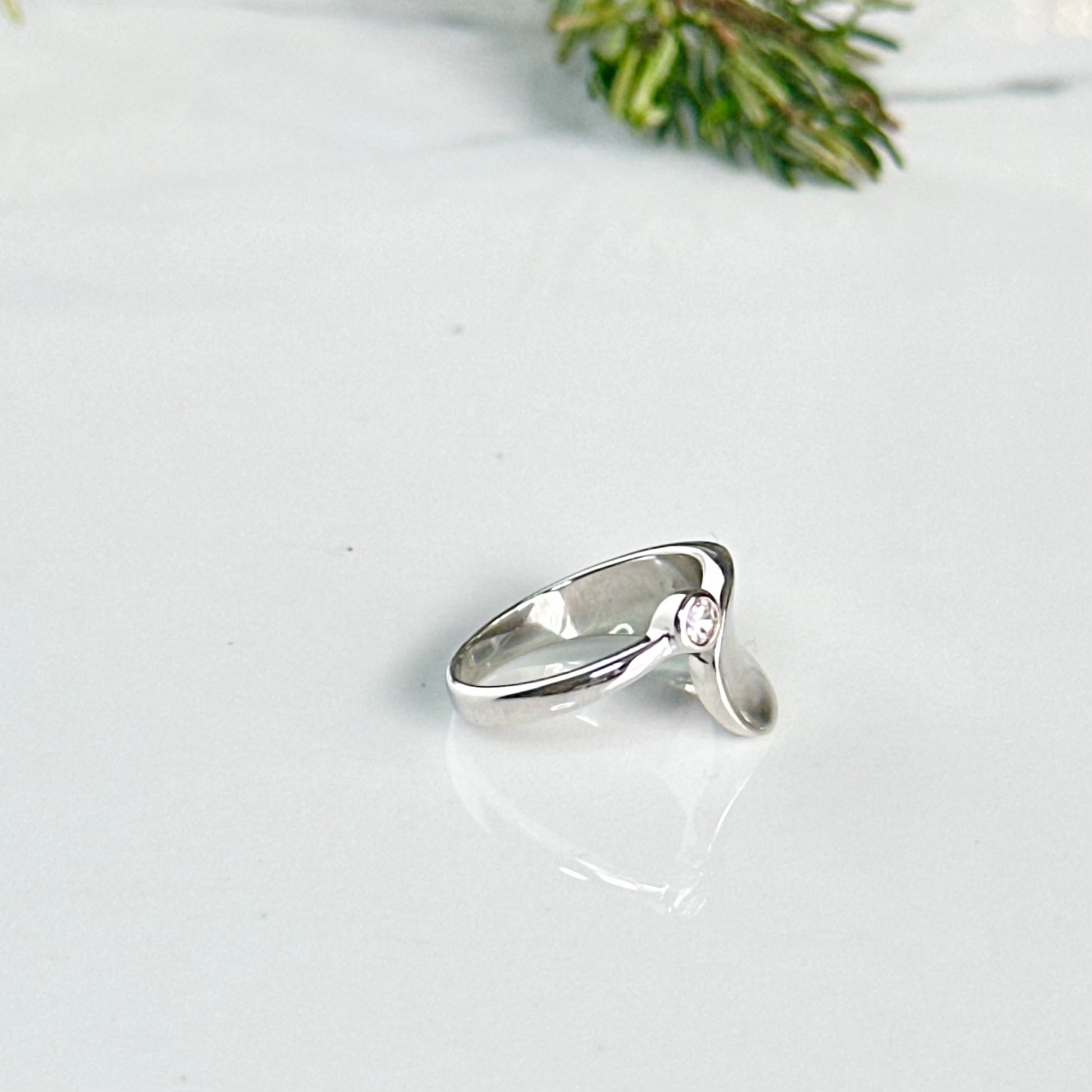 Elsie Rhodium Ring - Adorn U