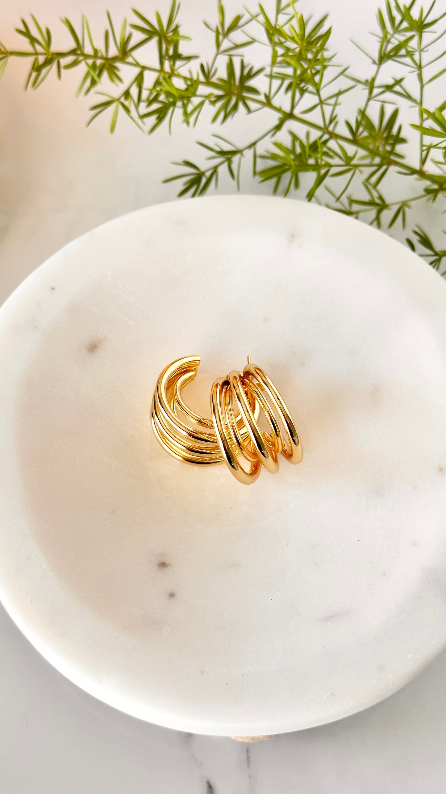 Beatrix 4 Hoop Earrings - Adorn U
