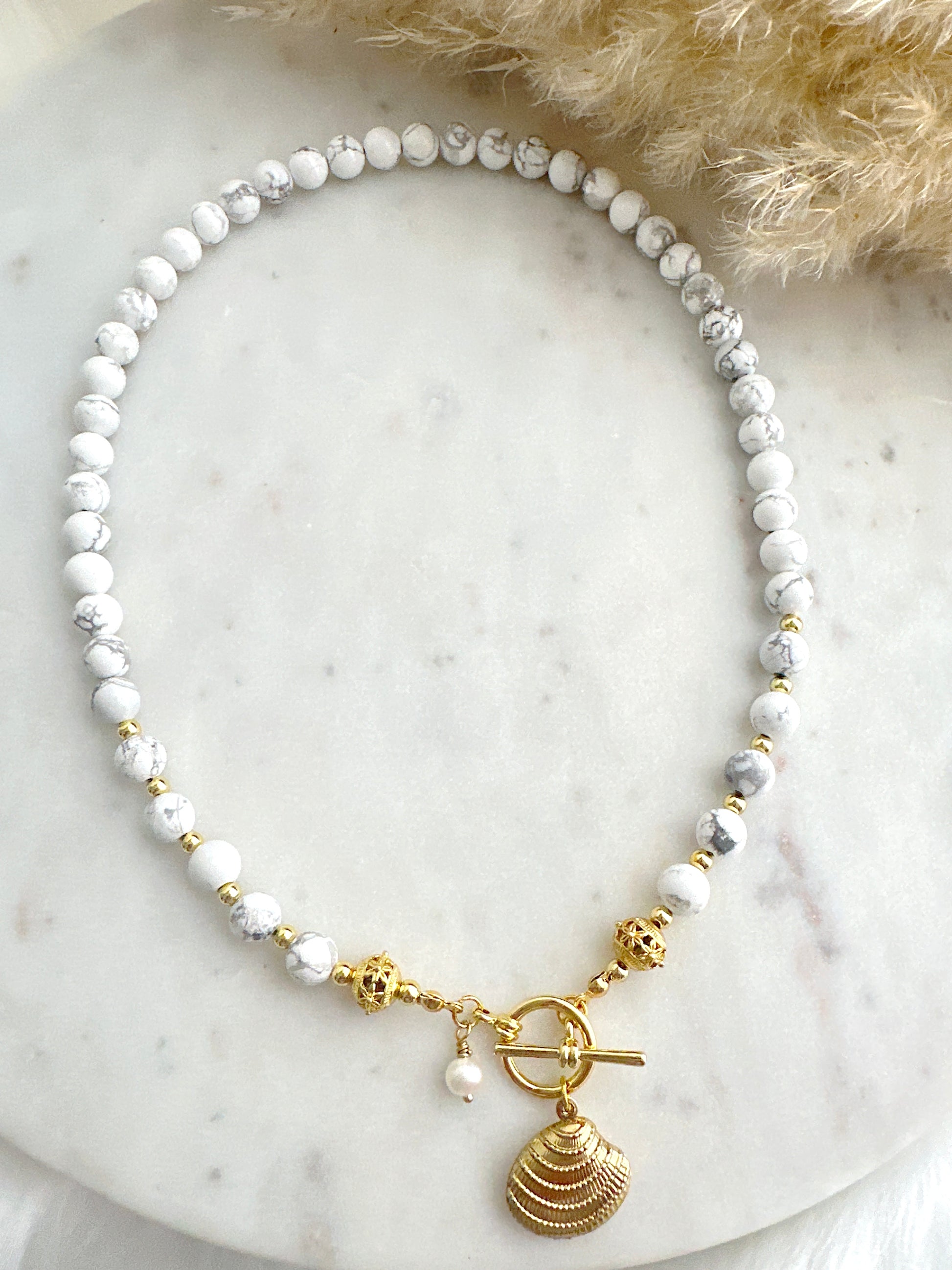 White Marbled Stone - Adorn U