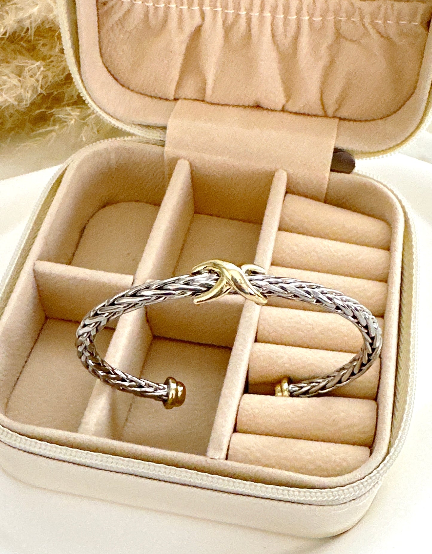 Braided X Cuff