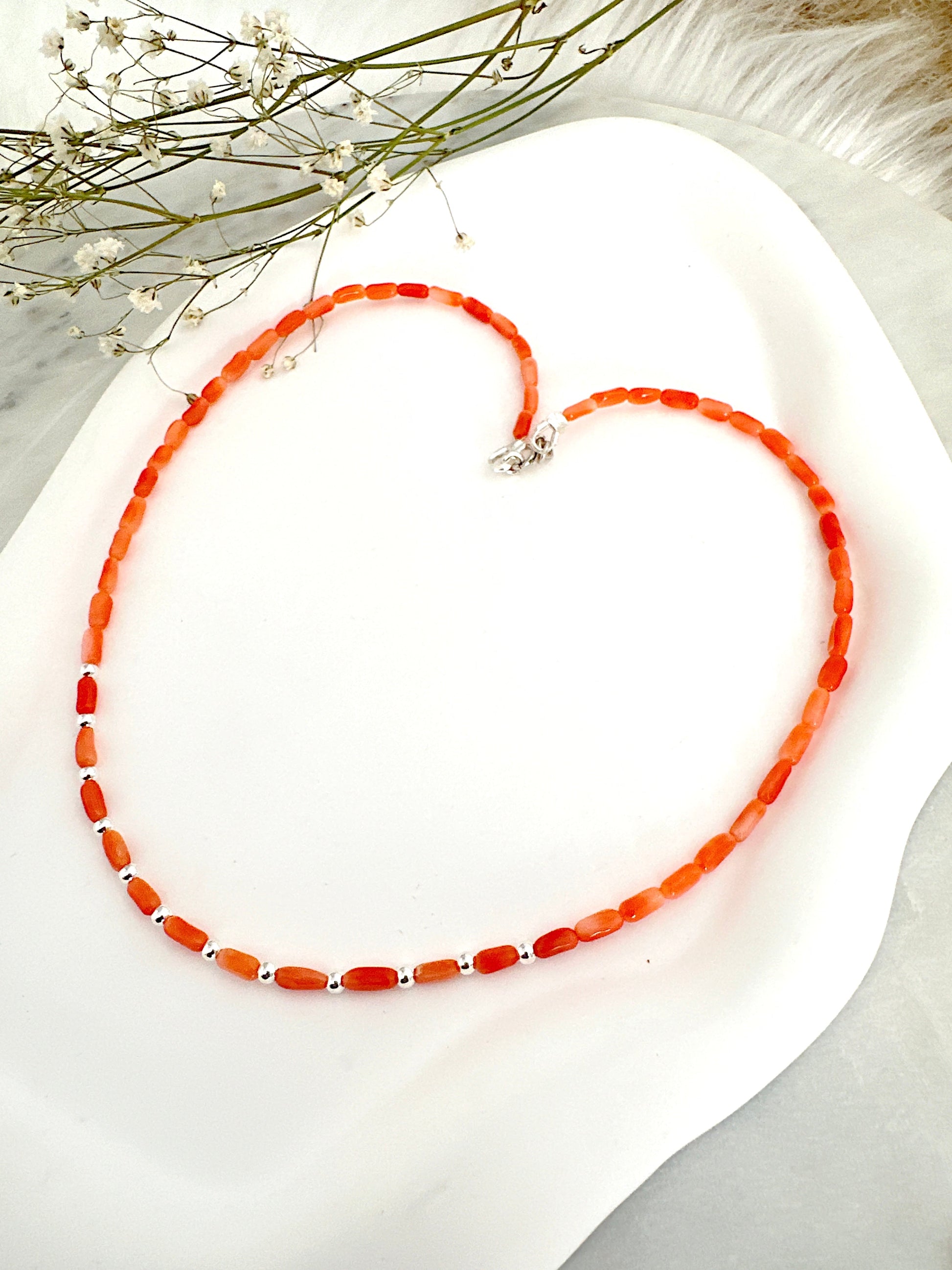 Coral Elegance Necklace Adorn U