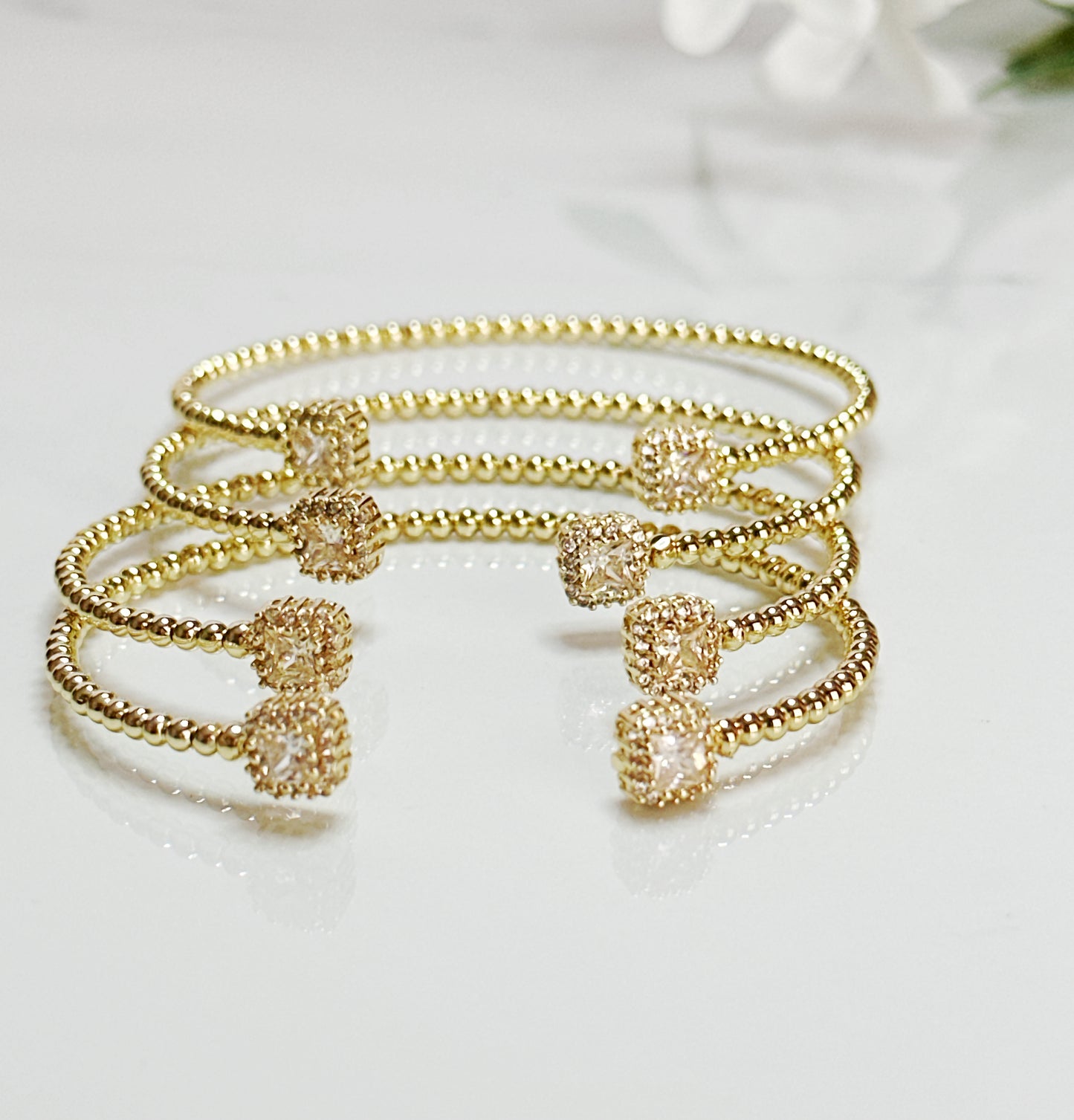 Stainless Steel Adjustable Mini Cuff - Adorn U