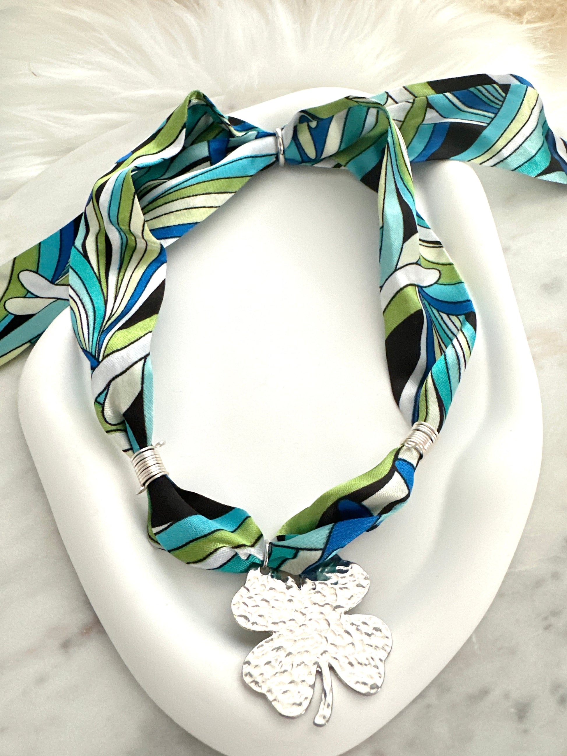 Silk Bandanna Necklace Adorn U