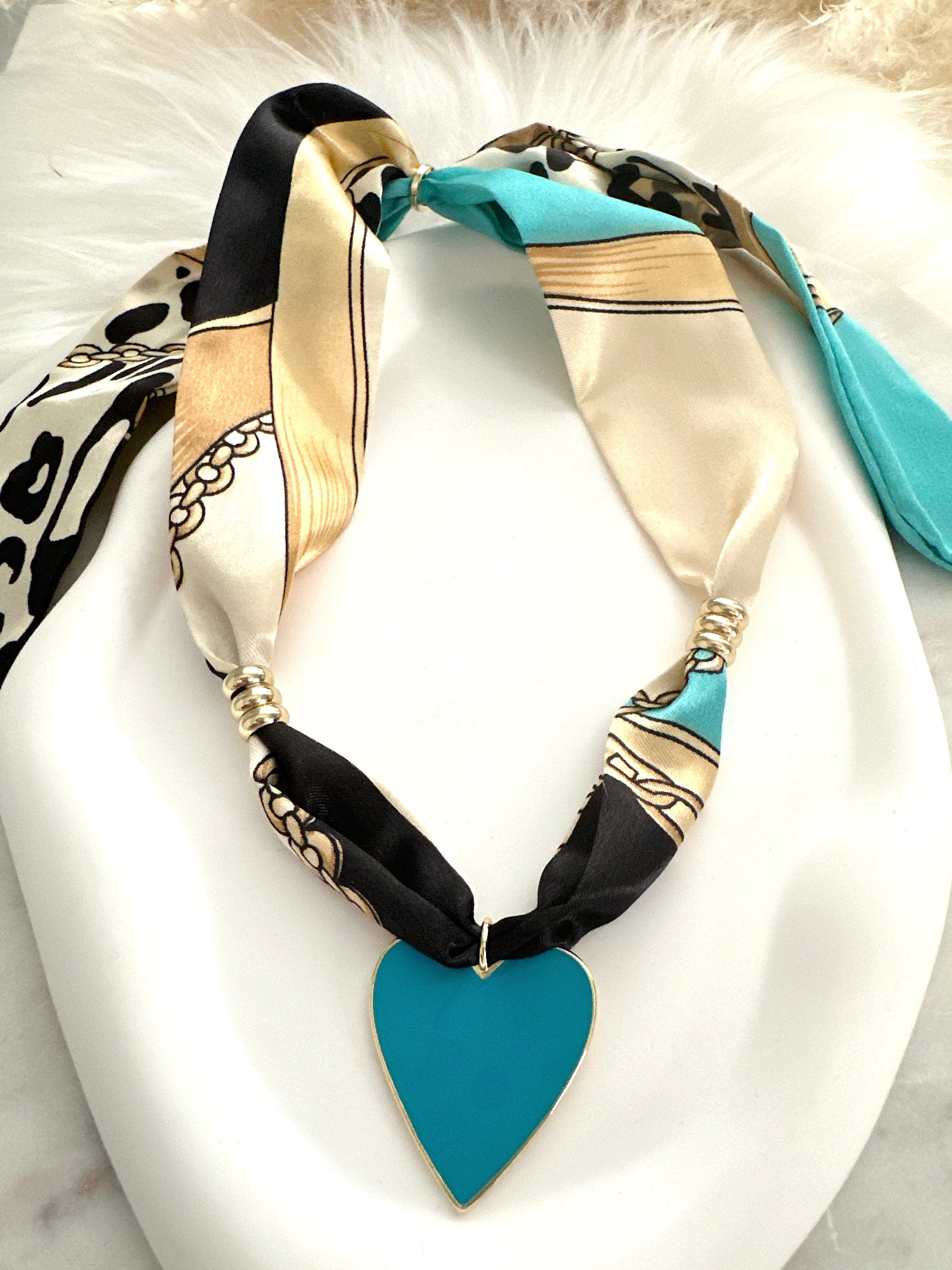 Silk Bandanna Necklace Adorn U