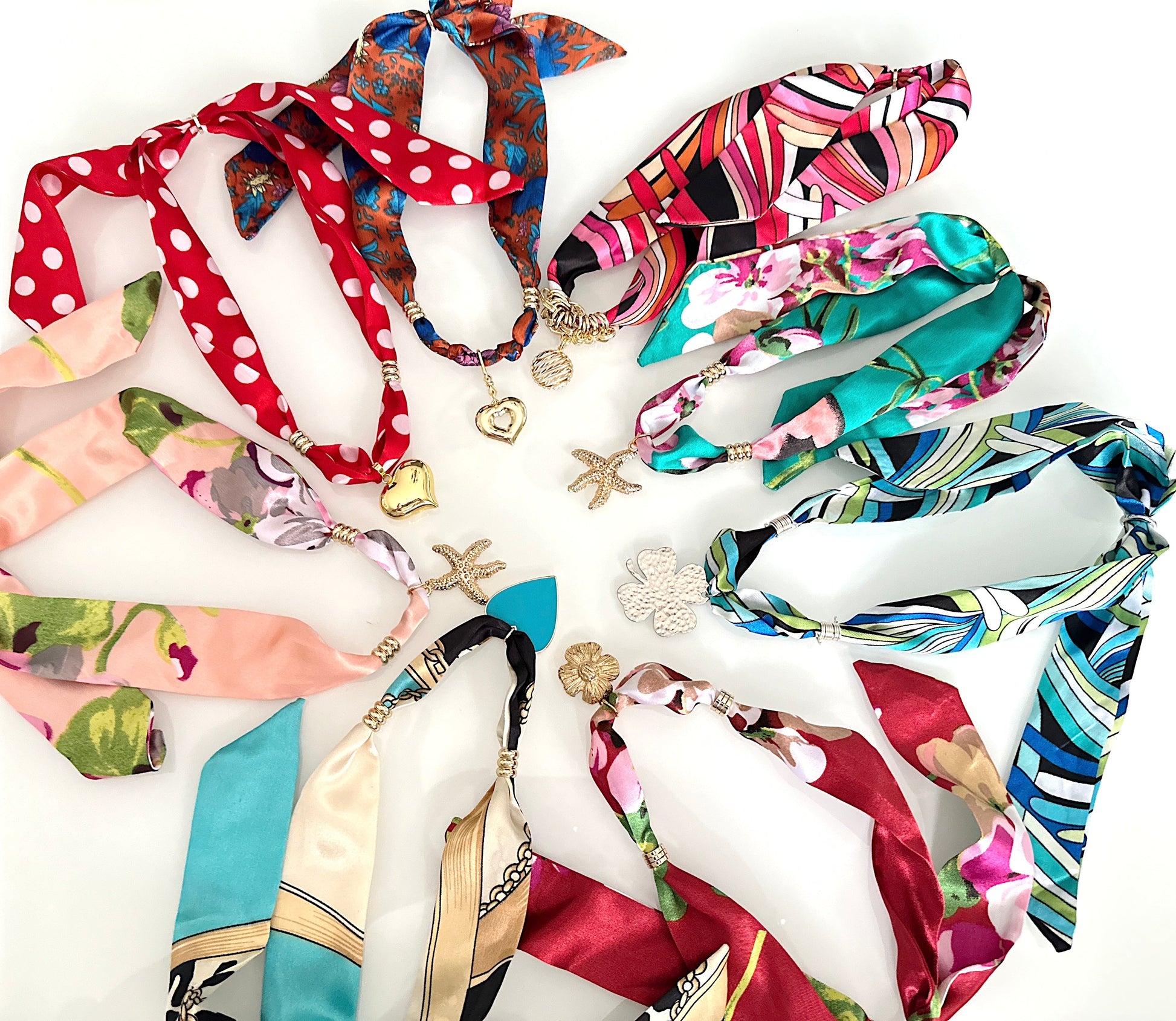 Silk Bandanna Necklace Adorn U