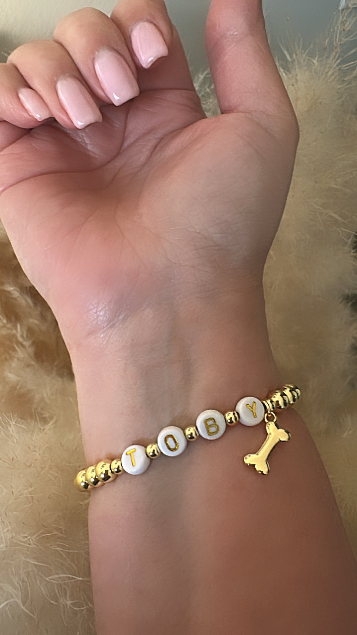 Personalized Pet Beaded Bracelet Adorn U