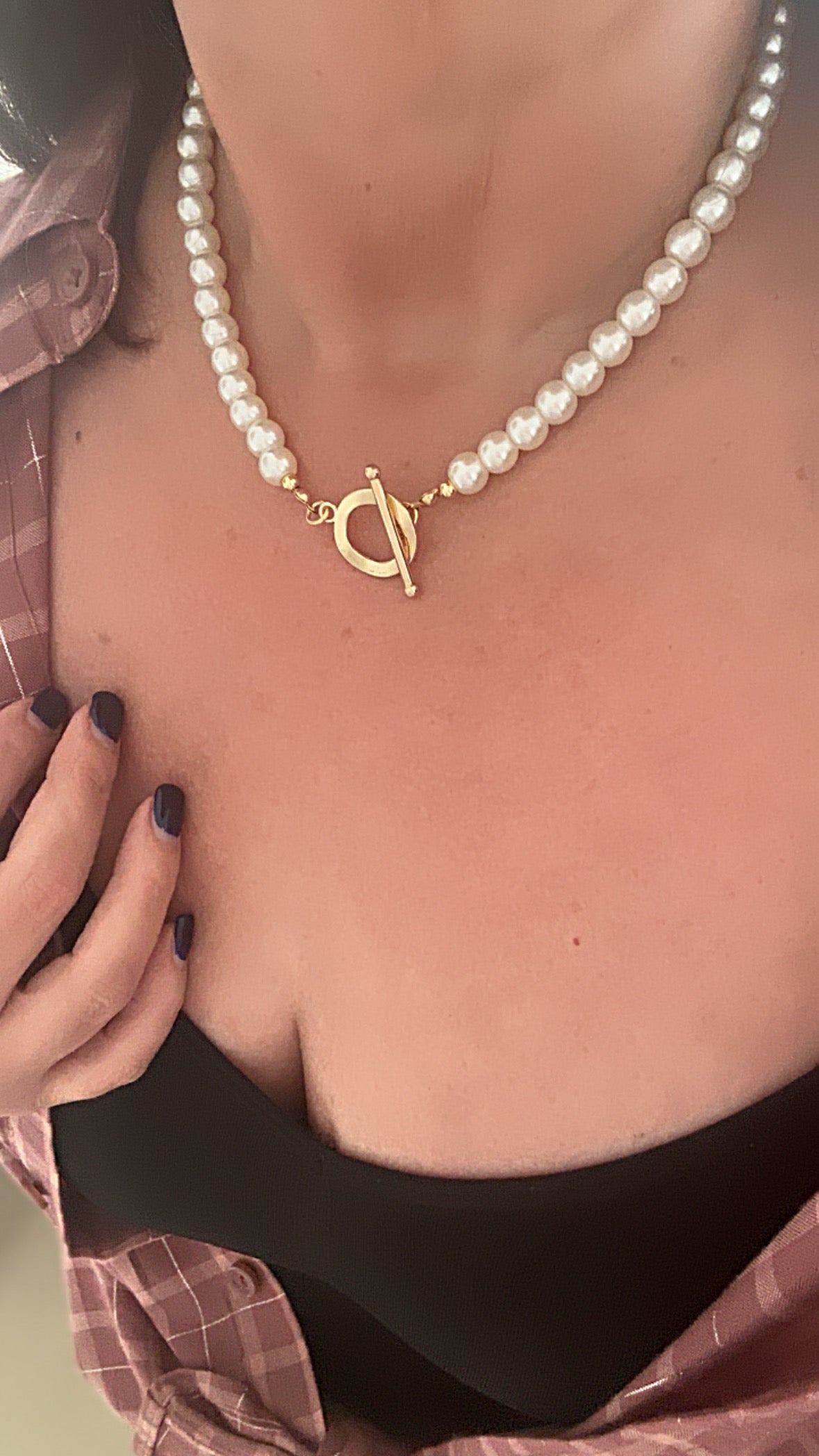 Heidi Pearl Necklace Adorn U
