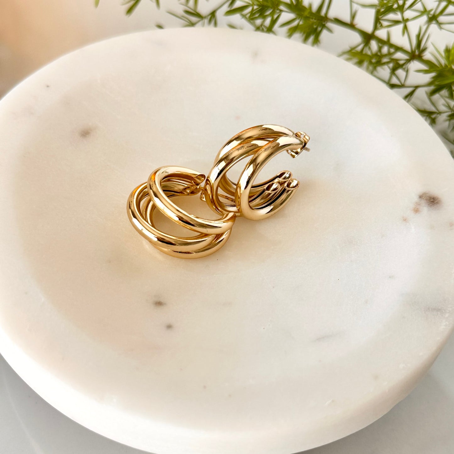 Three Ring Hoops - Adorn U