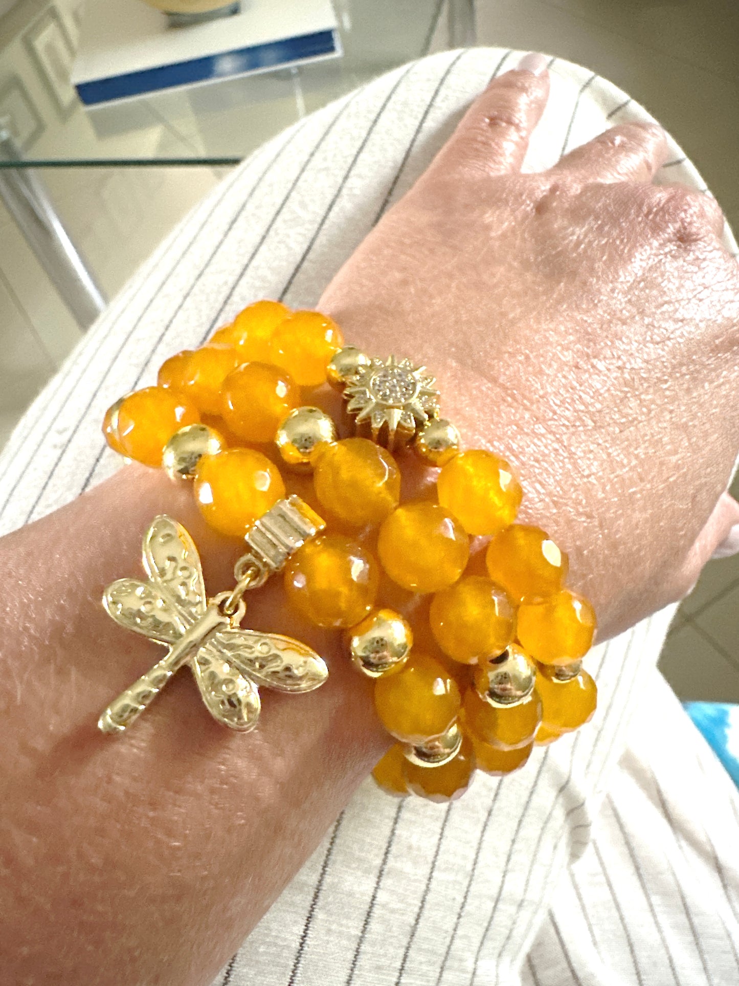 Sunflower and Dragonfly