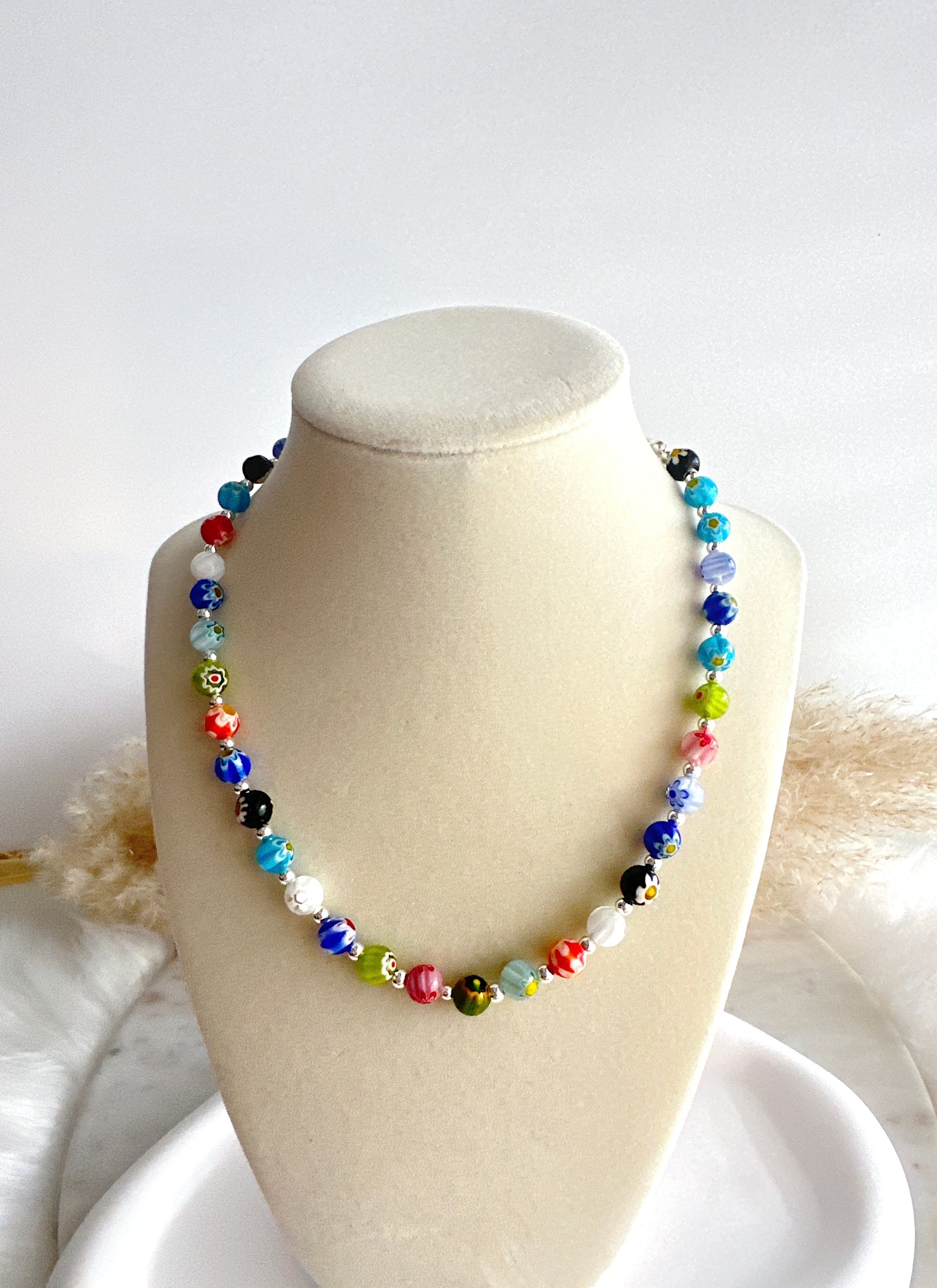 Millefiori Necklace Adorn U