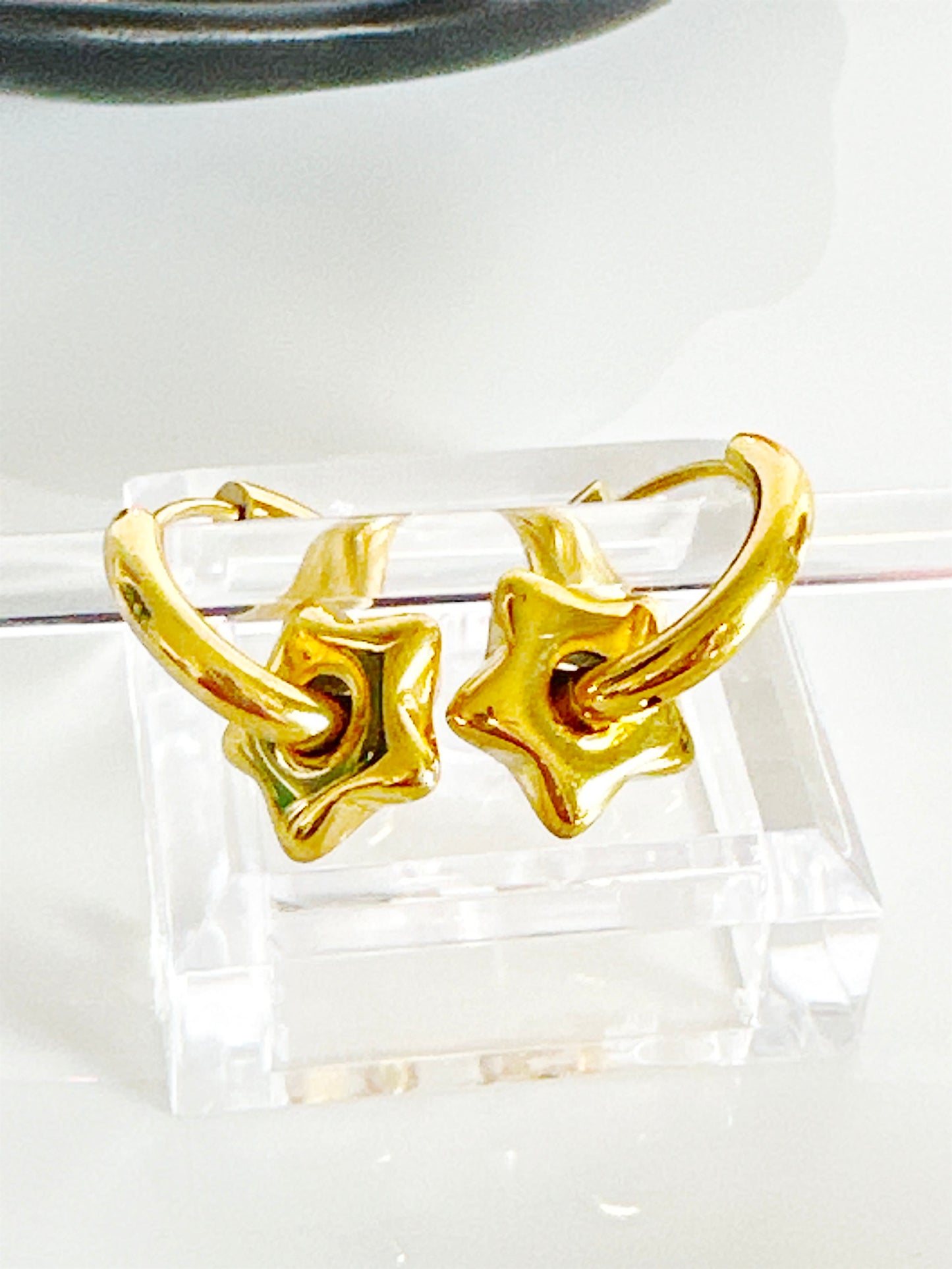 Puffy Star ⭐️ Hoops - Adorn U