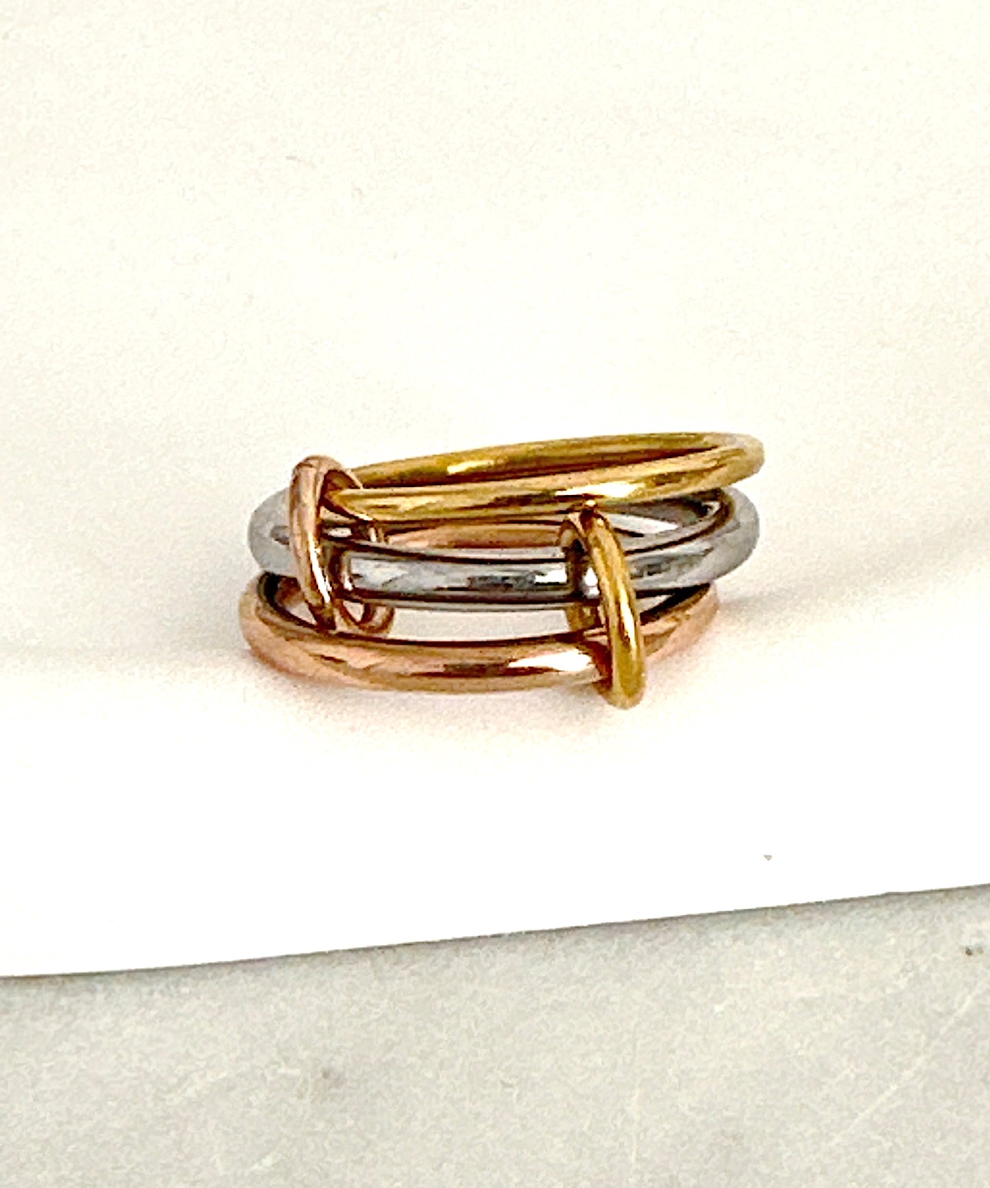 Tricolor Stainless Steel Ring