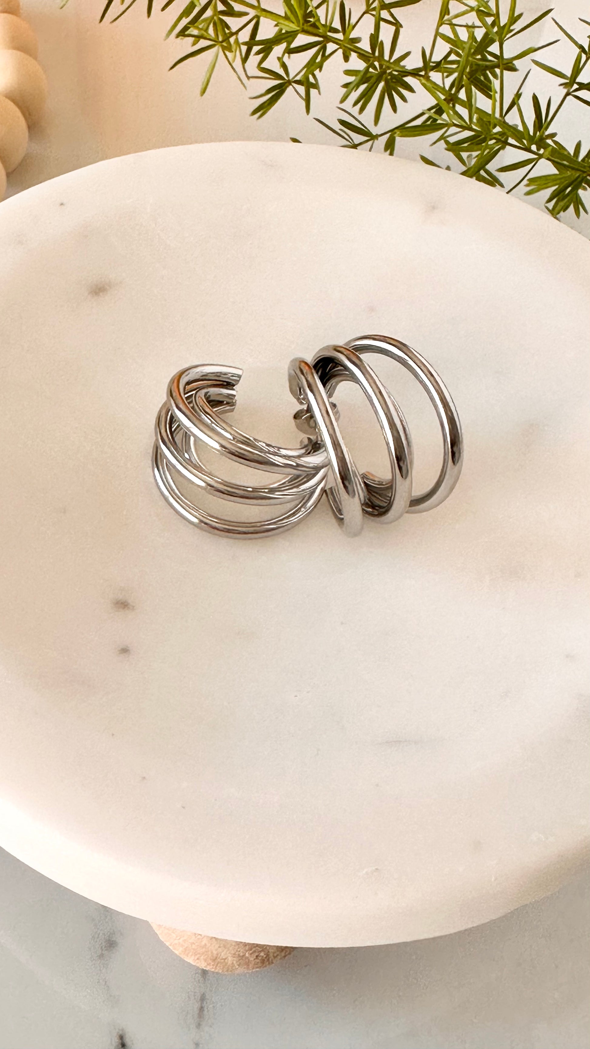 Beatrix 4 Hoop Earrings - Adorn U