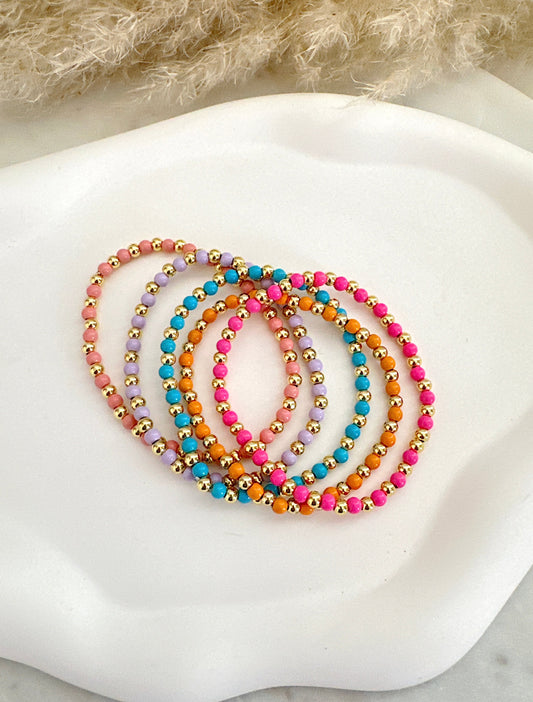 Colorful Bead Bracelets Adorn U