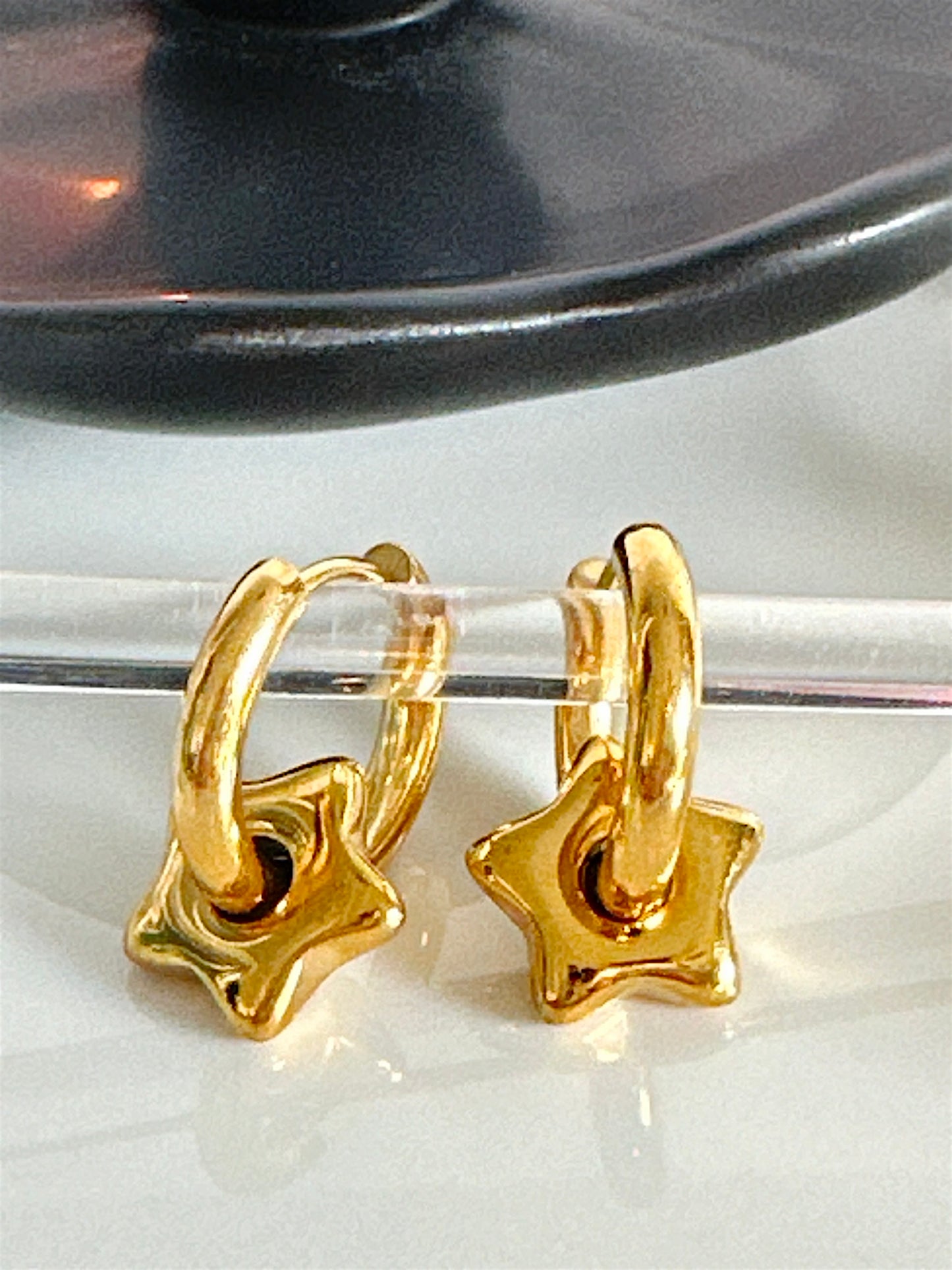 Puffy Star ⭐️ Hoops - Adorn U