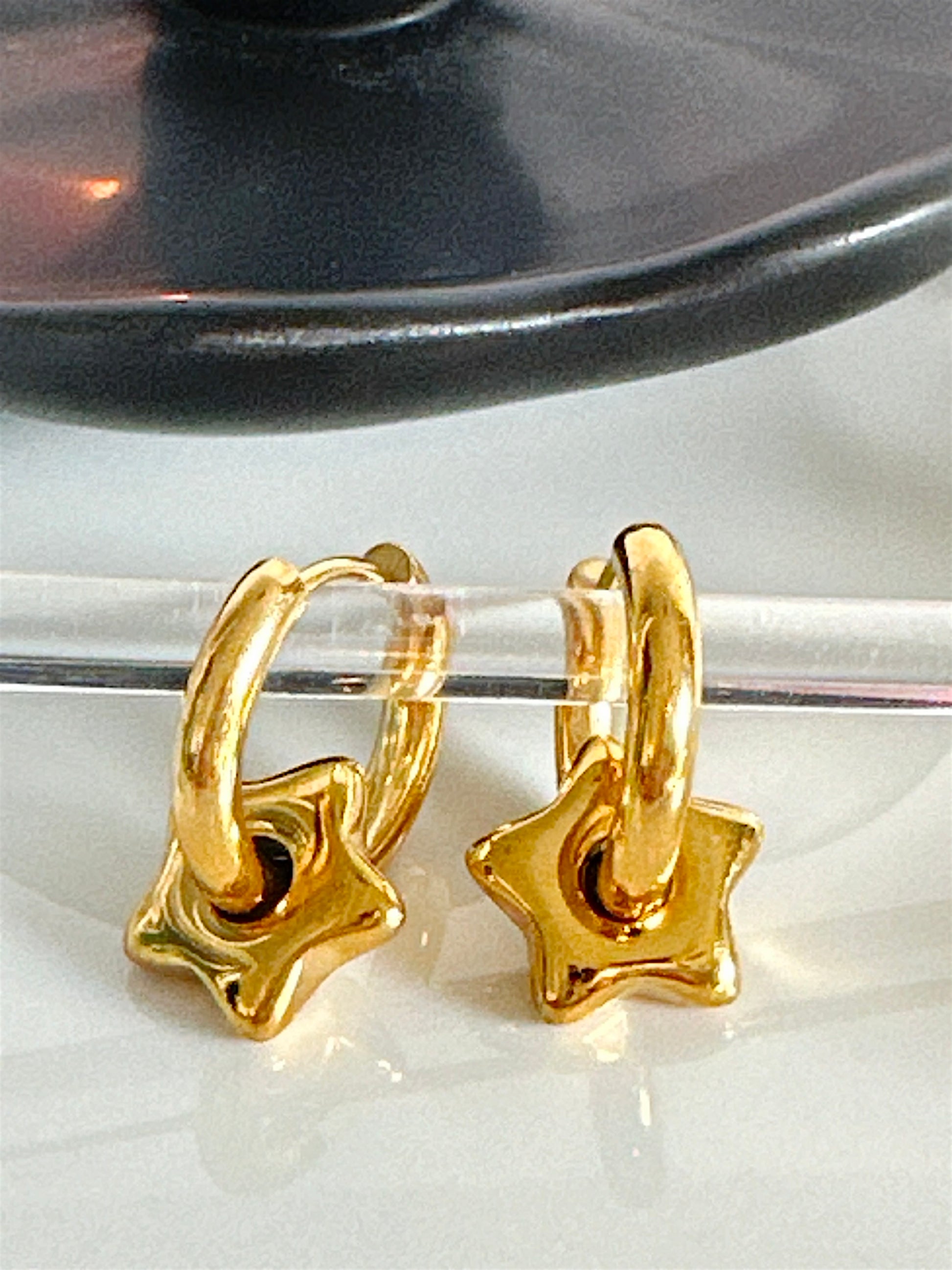 Puffy Star ⭐️ Hoops - Adorn U
