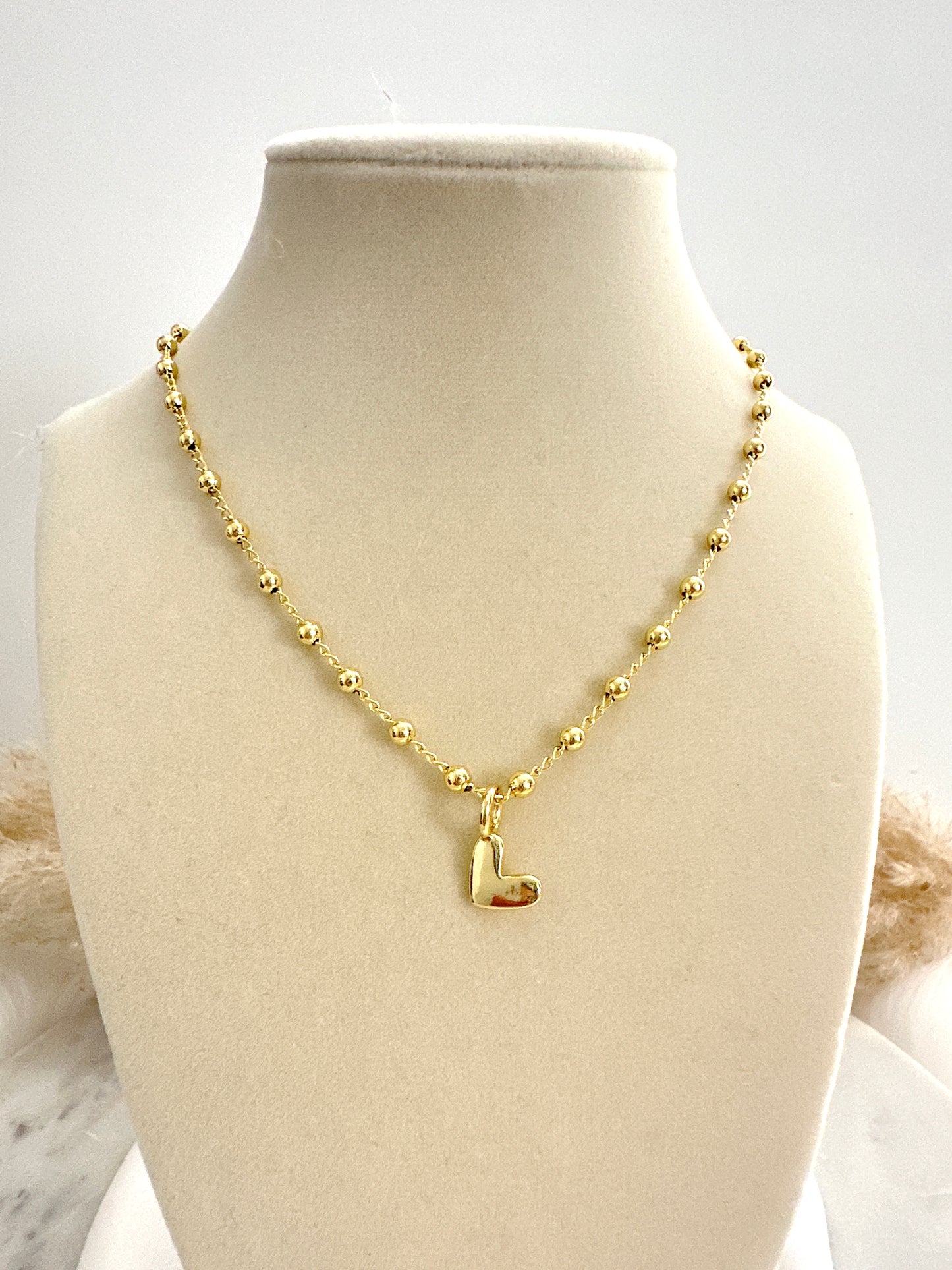 Chloe Heart Beaded Necklace