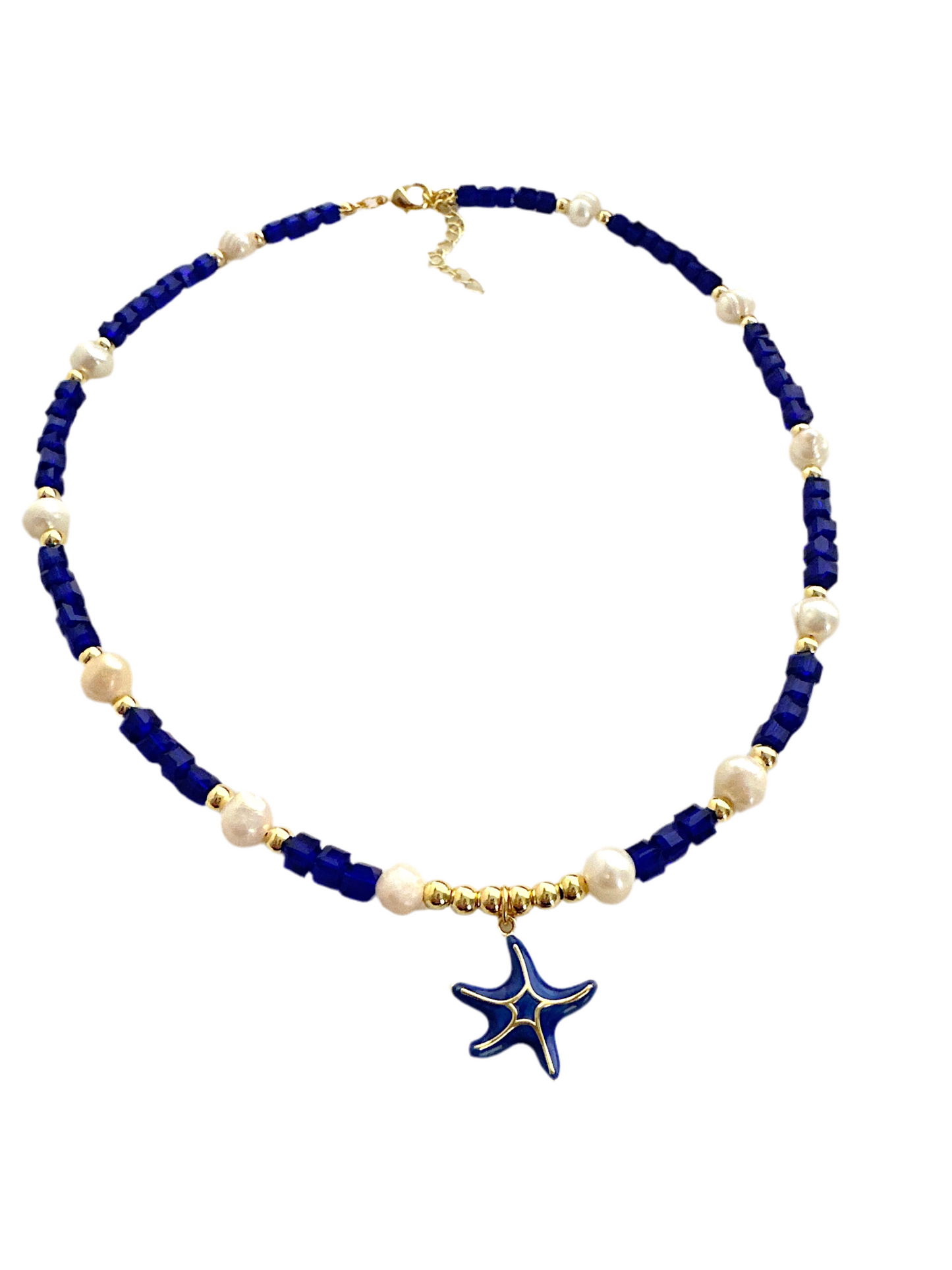 Blue Crystal Necklace