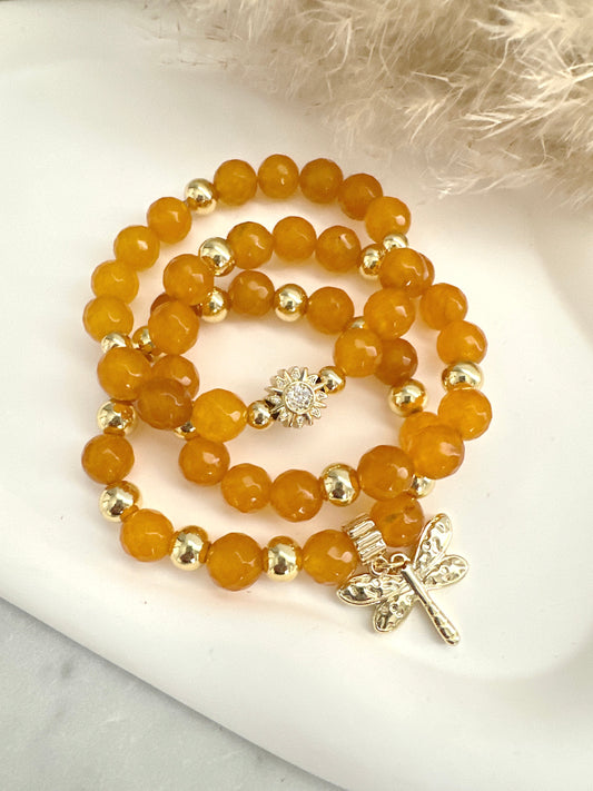 Sunflower and Dragonfly Adorn U
