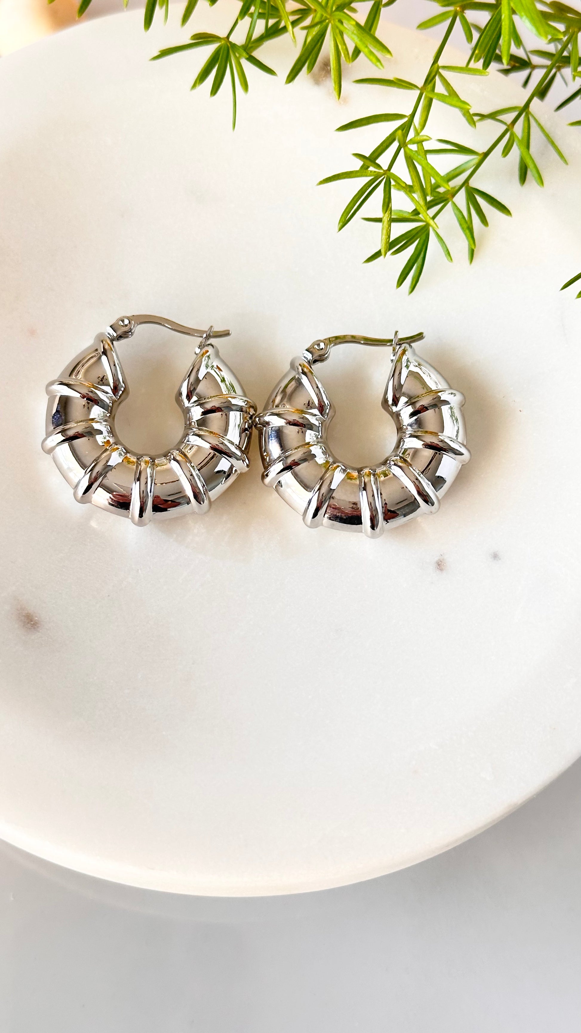 Bamboo Hoops - Adorn U