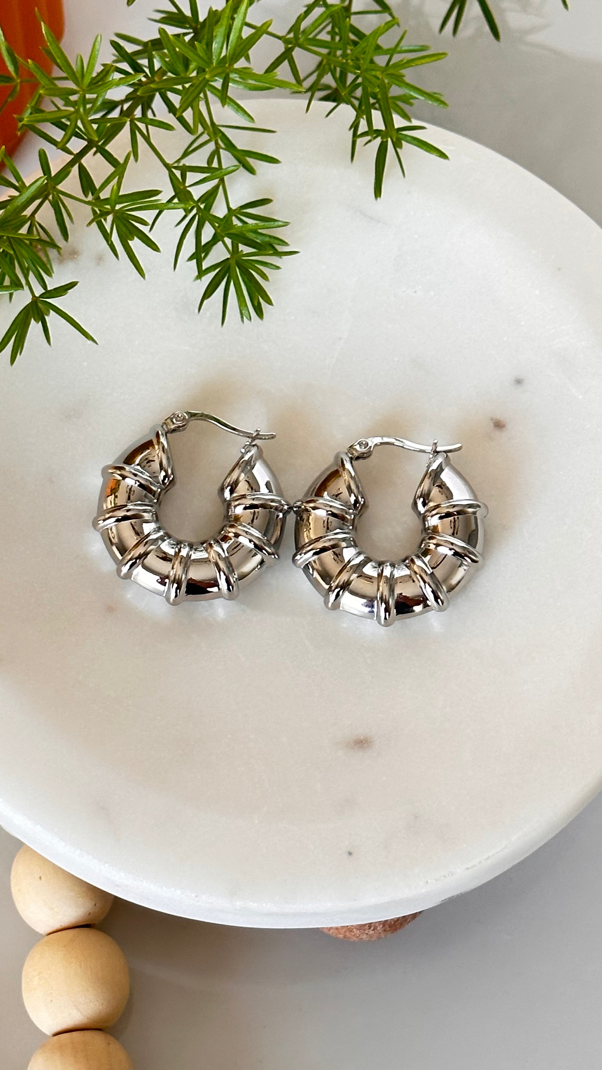 Bamboo Hoops - Adorn U