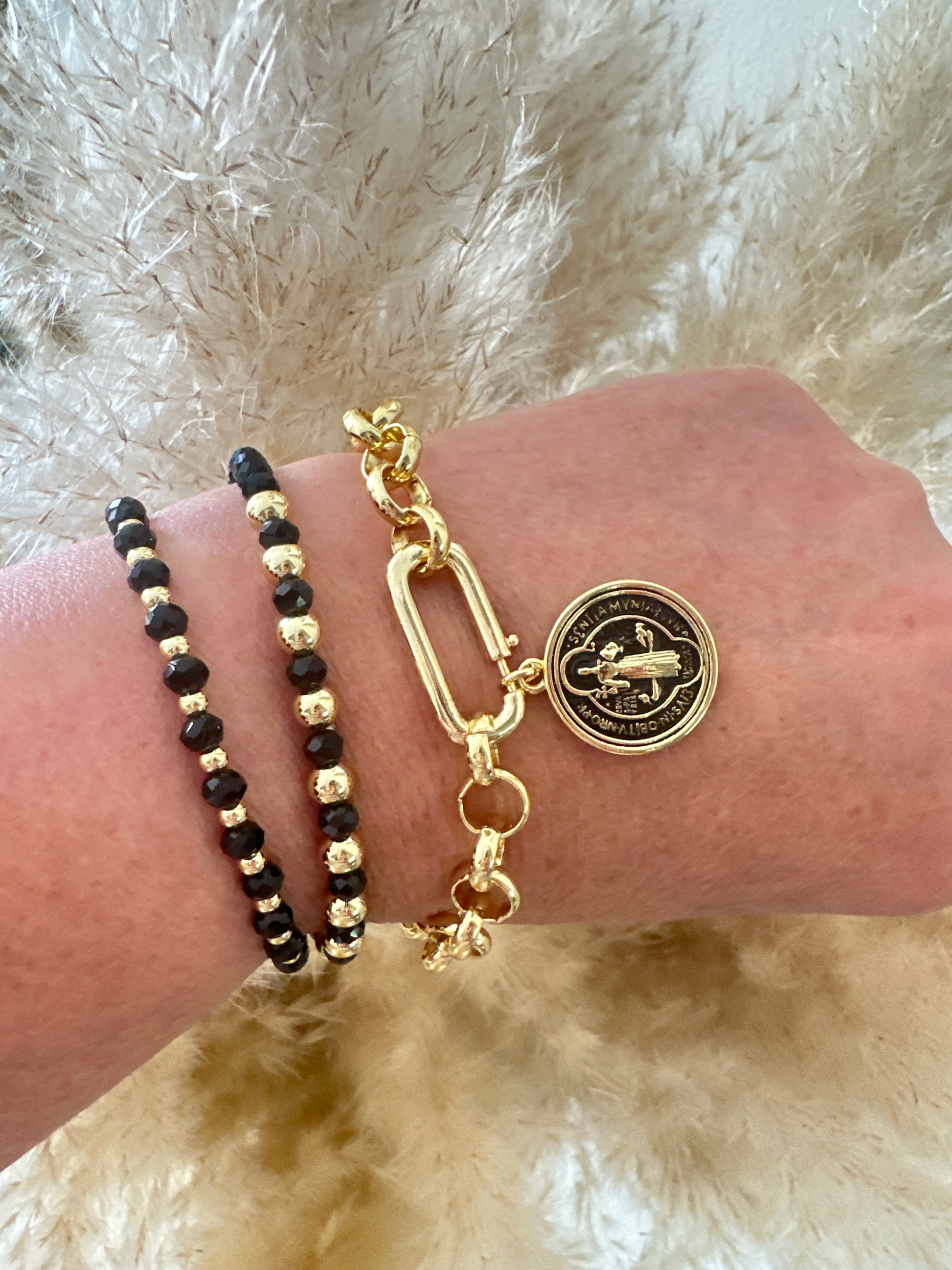 St. Benito rolo bracelet - Adorn U