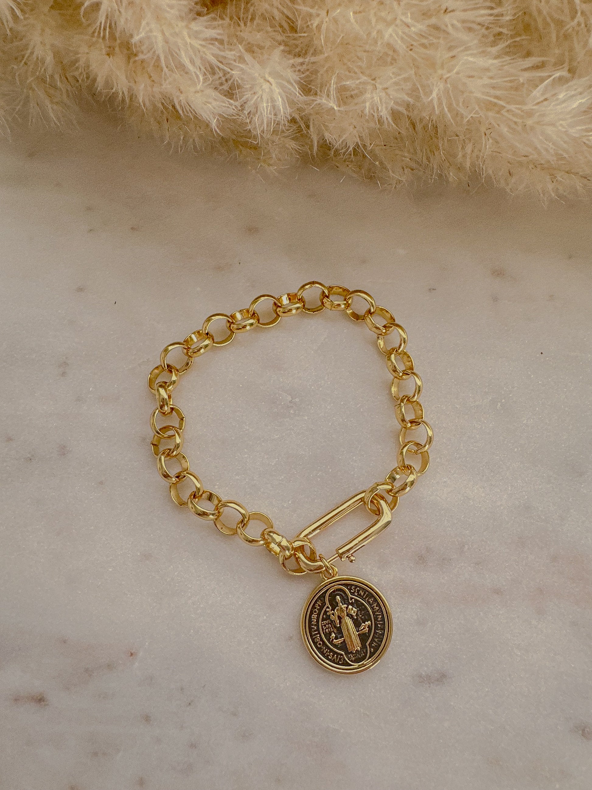 St. Benito rolo bracelet - Adorn U