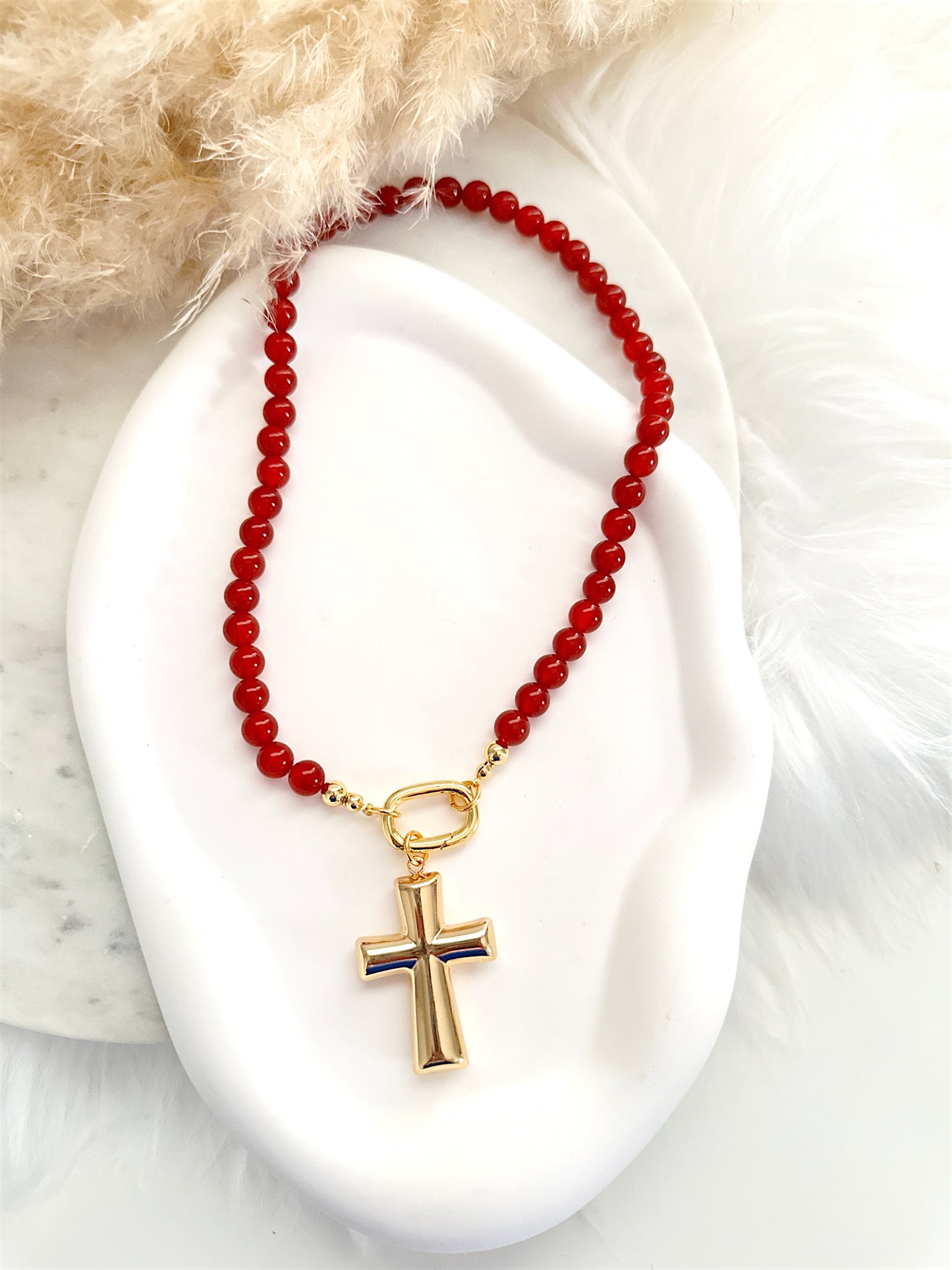 Cranberry Necklace Adorn U