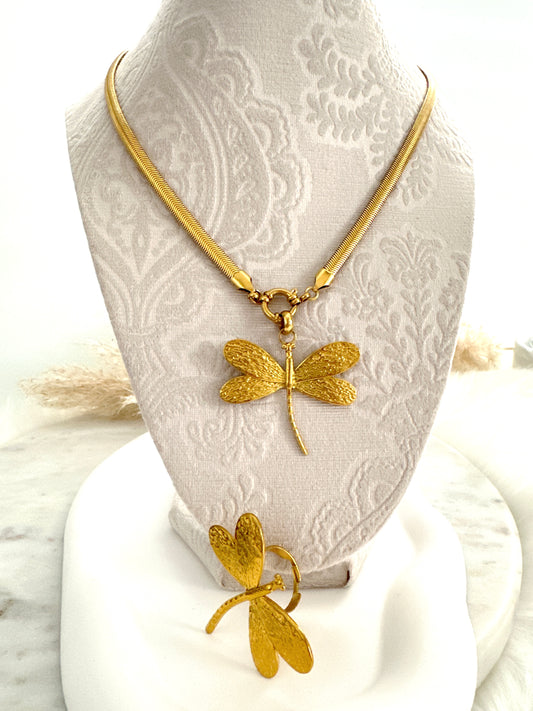 Steel Dragonfly Adorn U