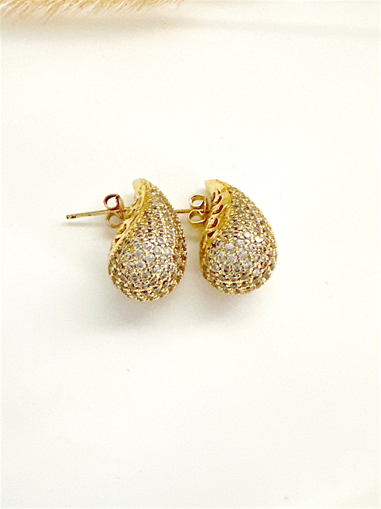 Pave Crystal Drops Adorn U